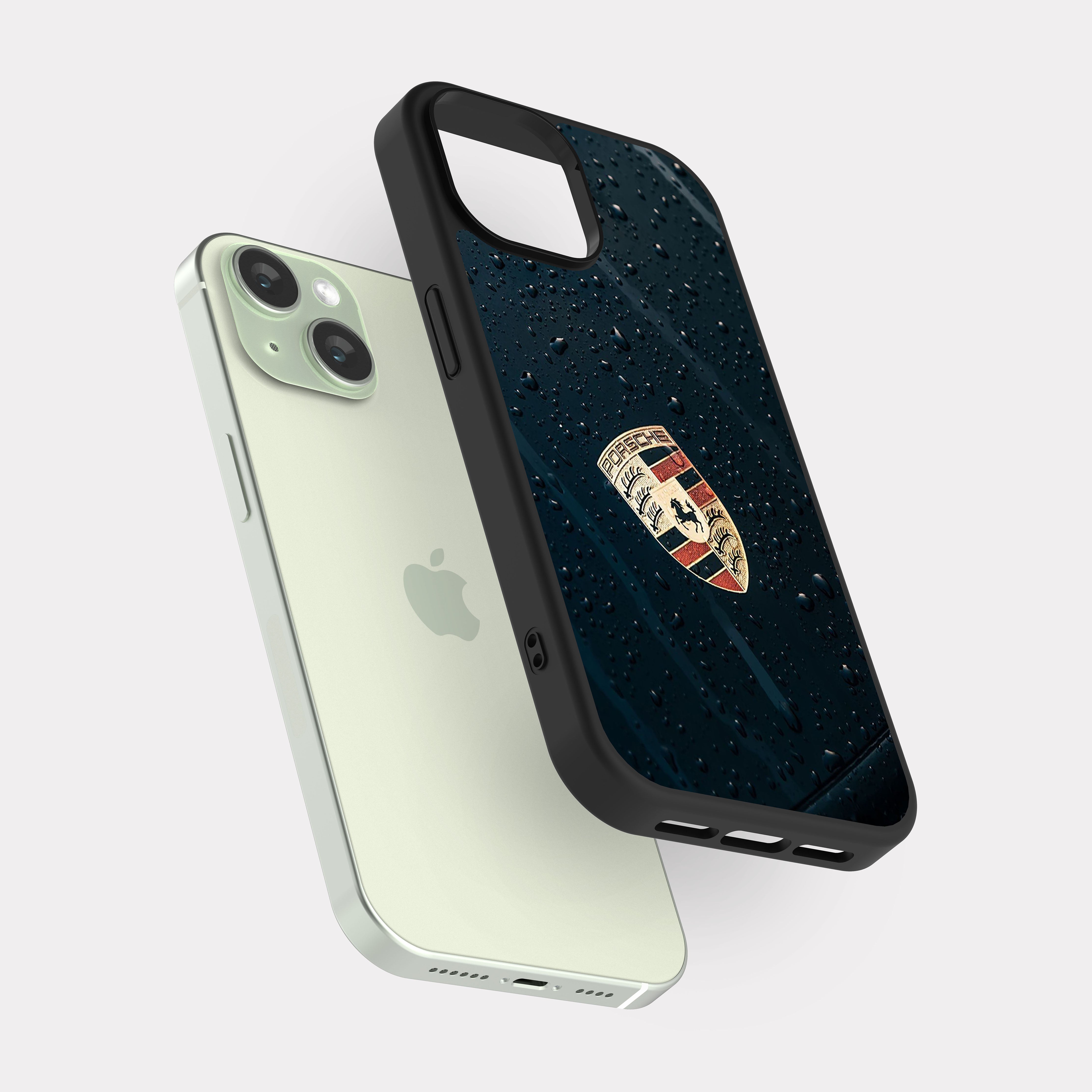 iPhone 15 case cover Porsche Black
