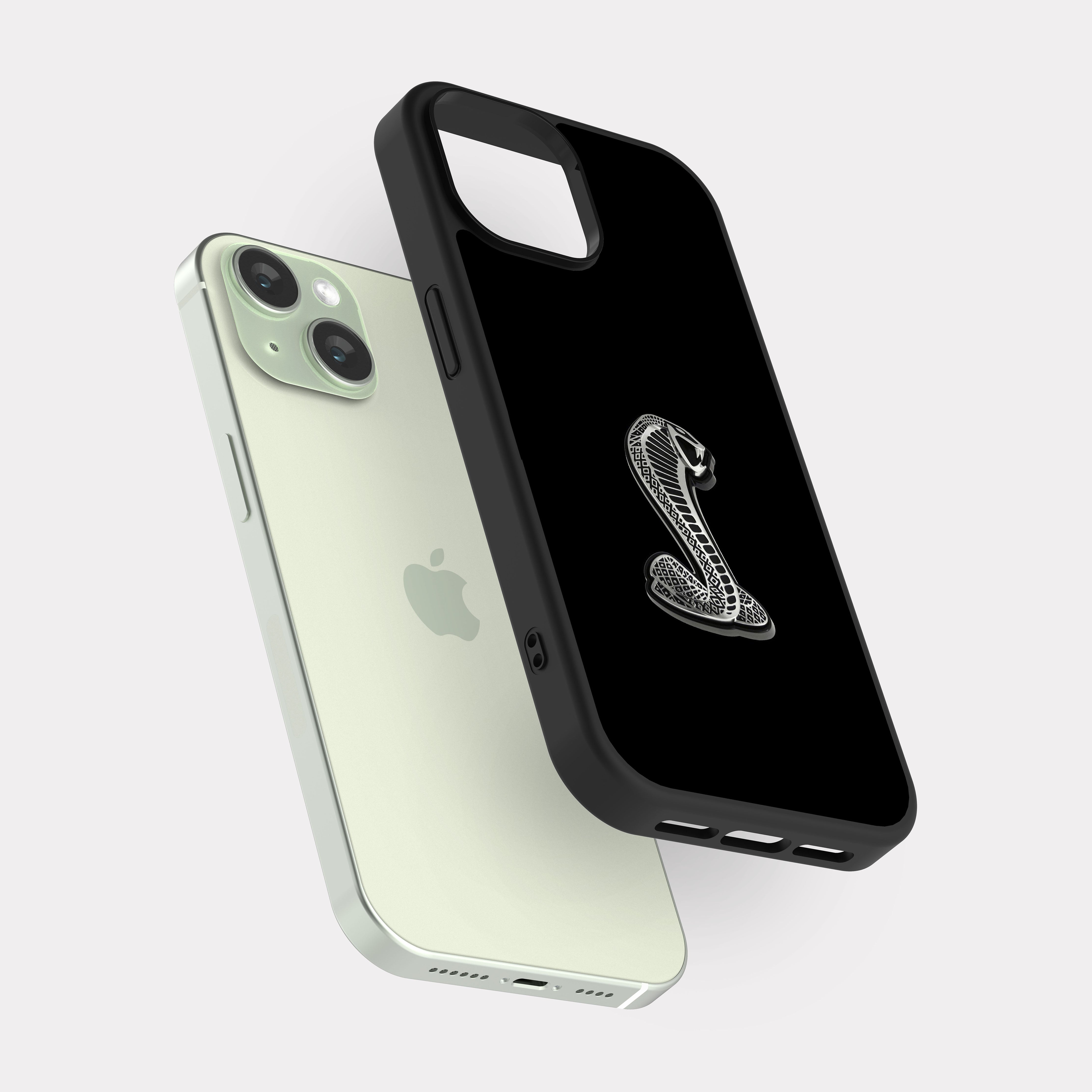 iPhone 15 case cover Ford Shelby White