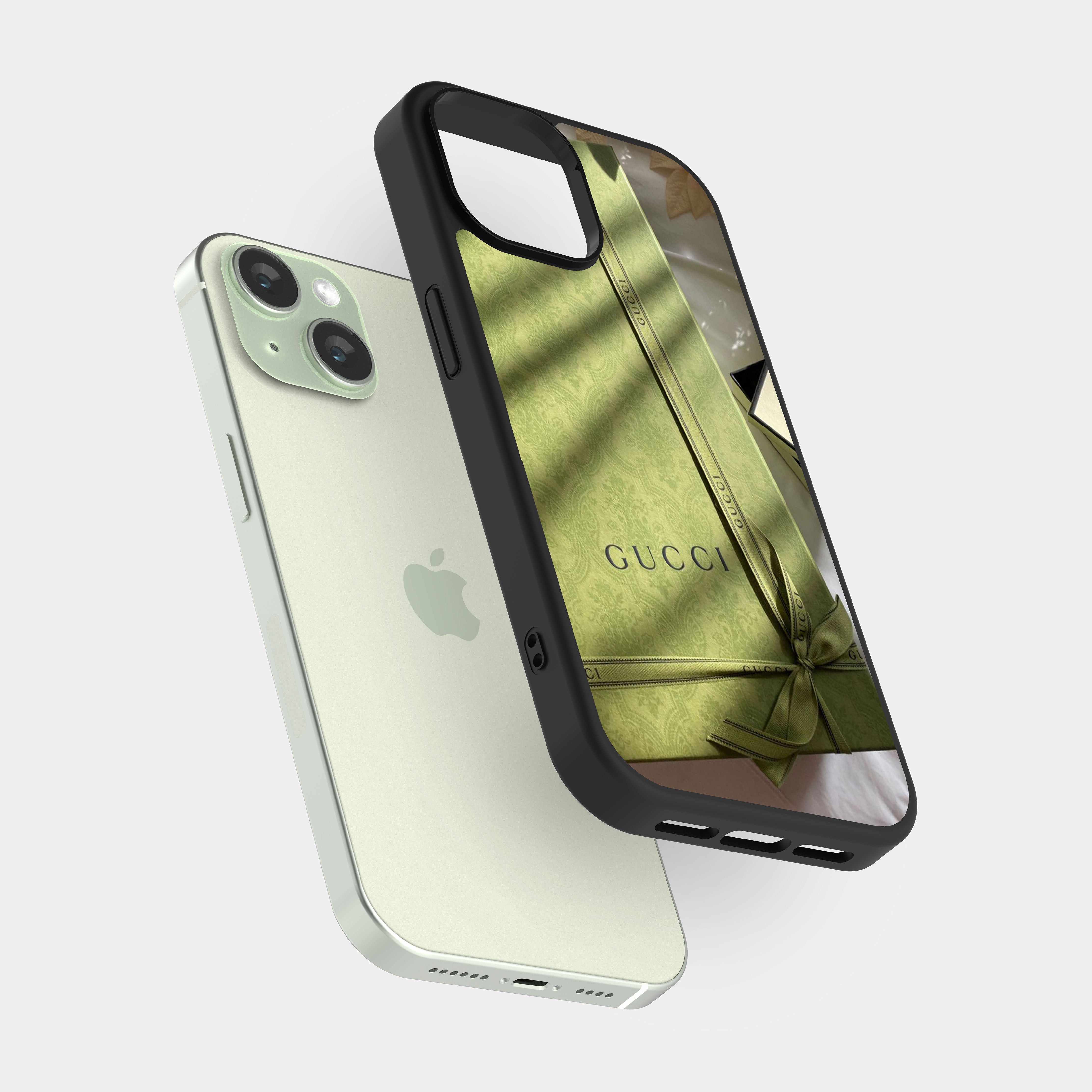 iPhone 15 case cover Green Gucci