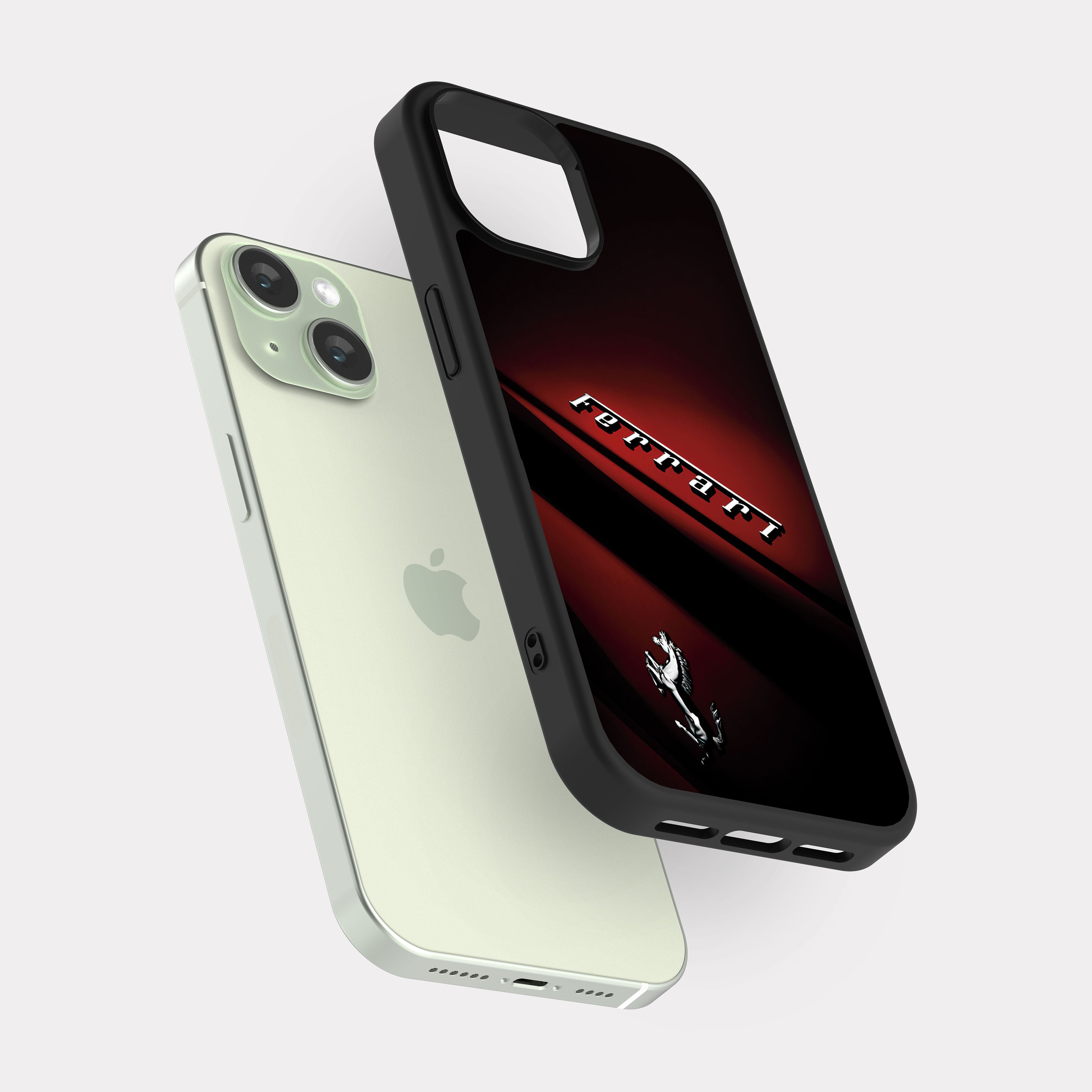 iPhone 15 case cover Ferrari Red