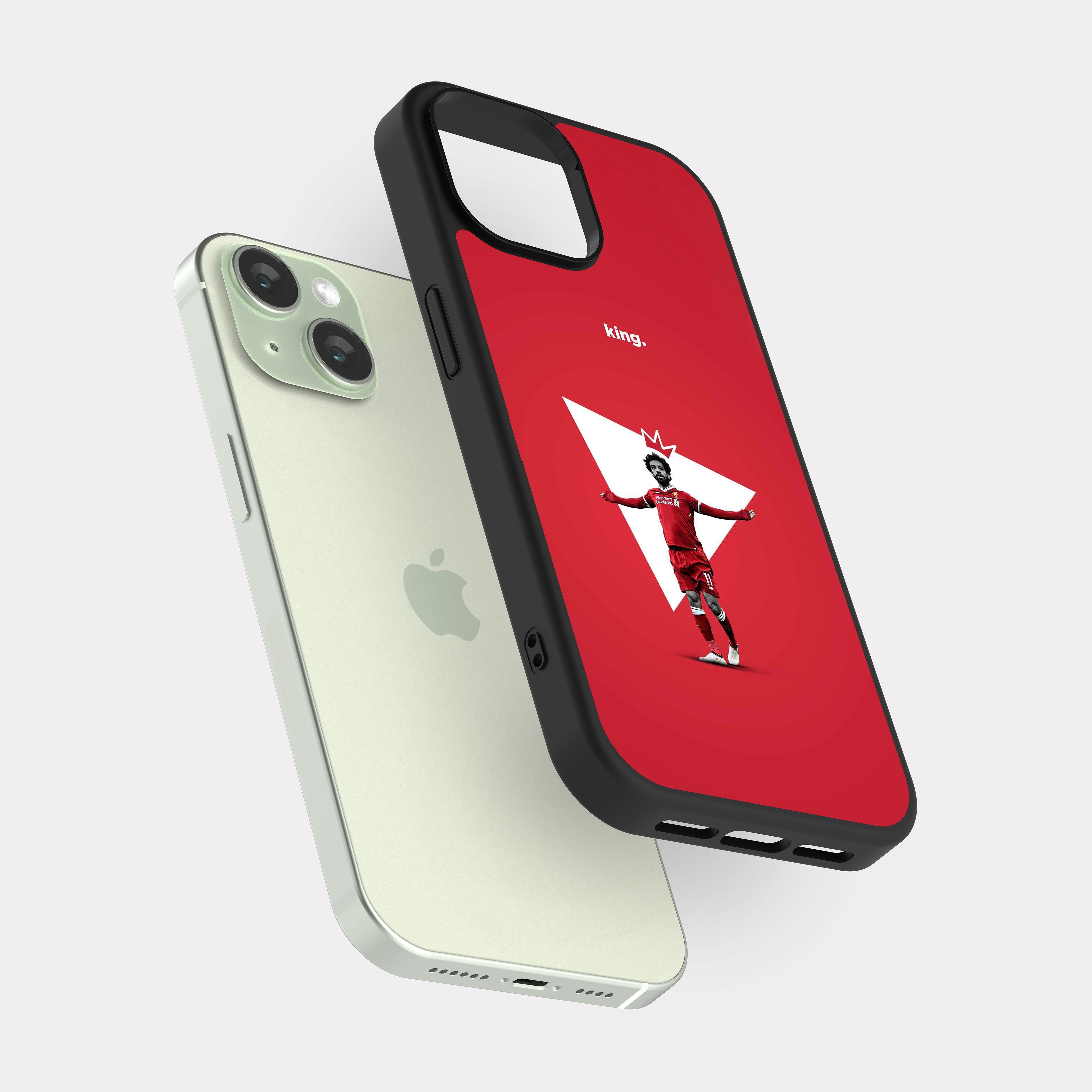 iPhone 15 case cover Mohamed Salah Mo Liverpool Red