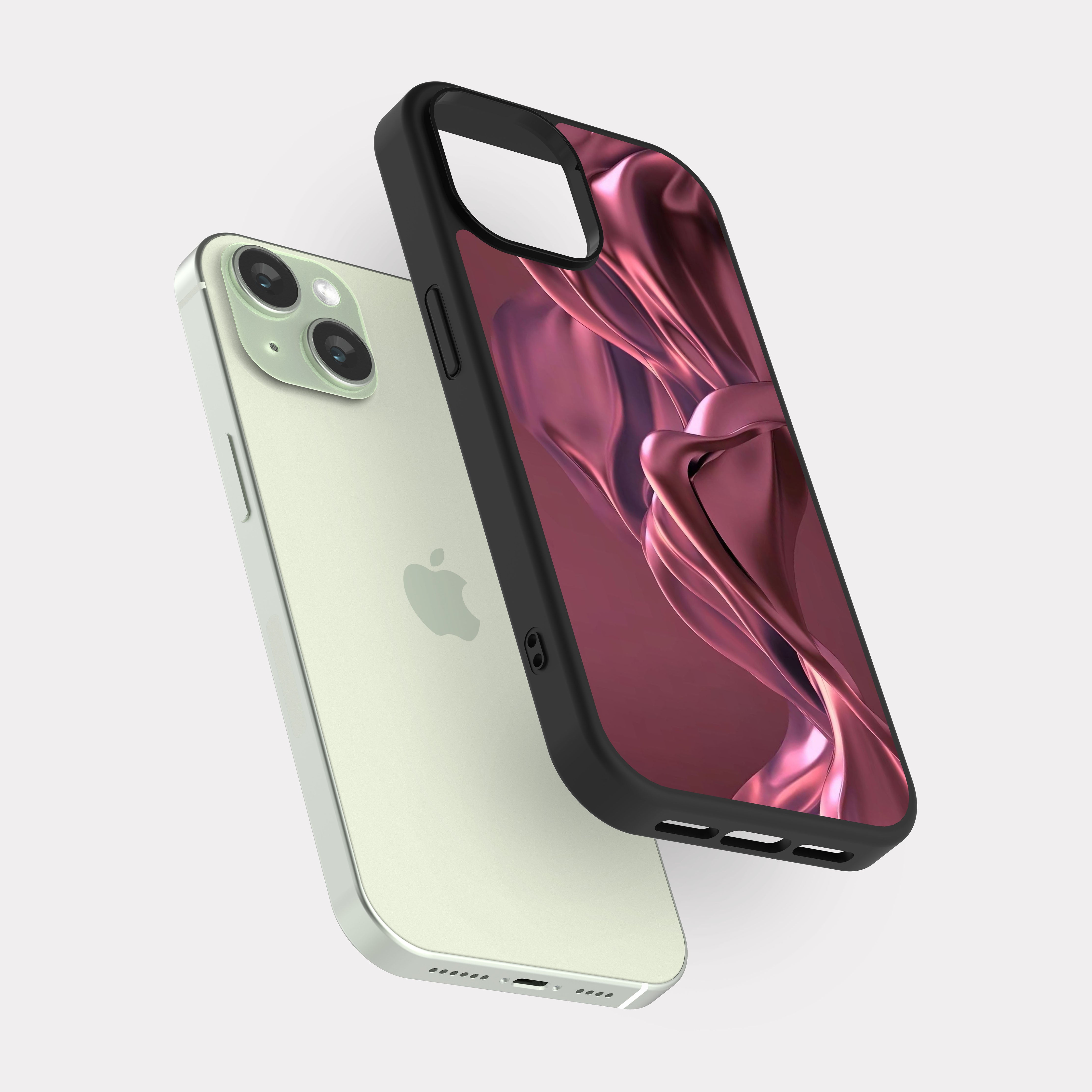 iPhone 15 case cover Attractive Rose