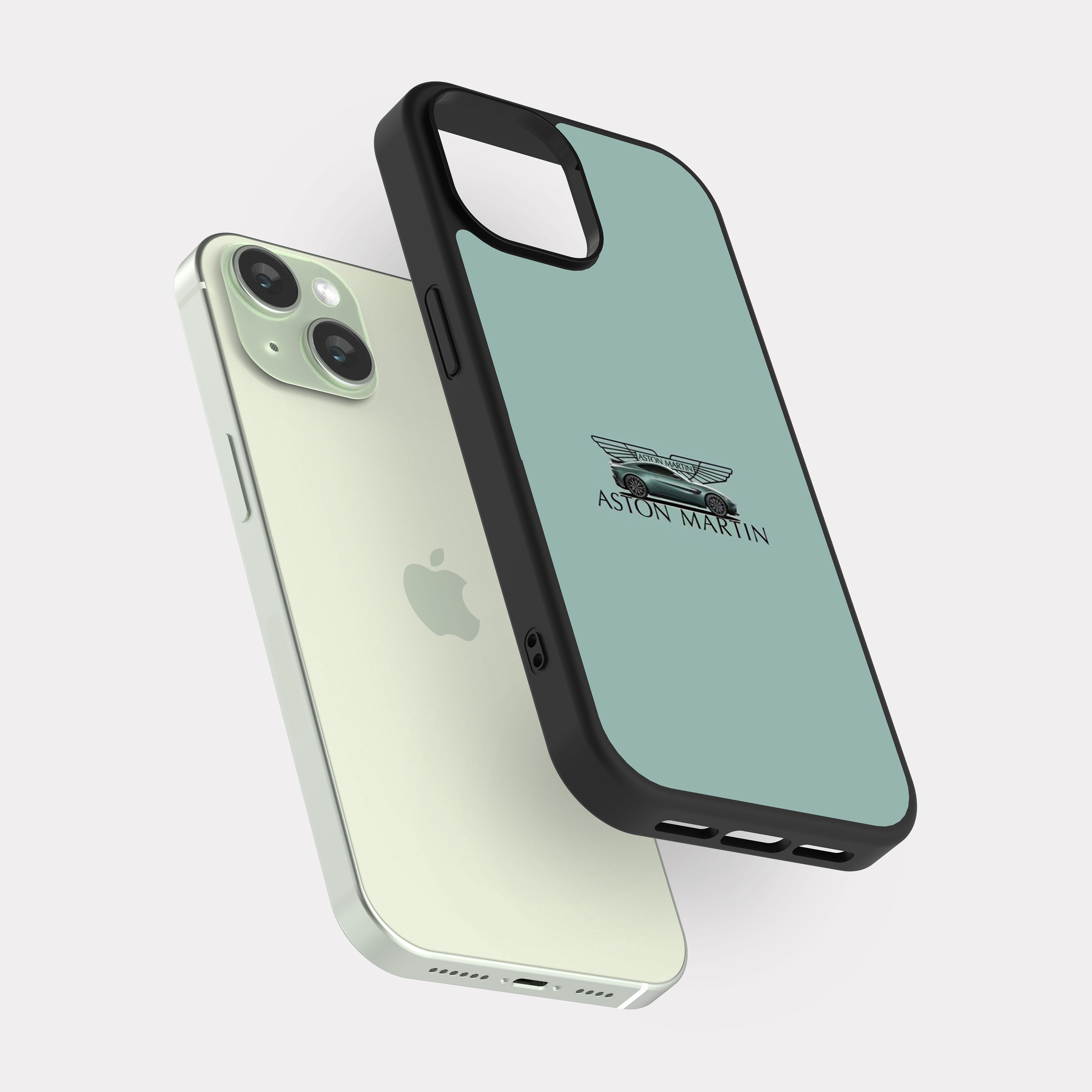 iPhone 15 case cover Aston Martin Green