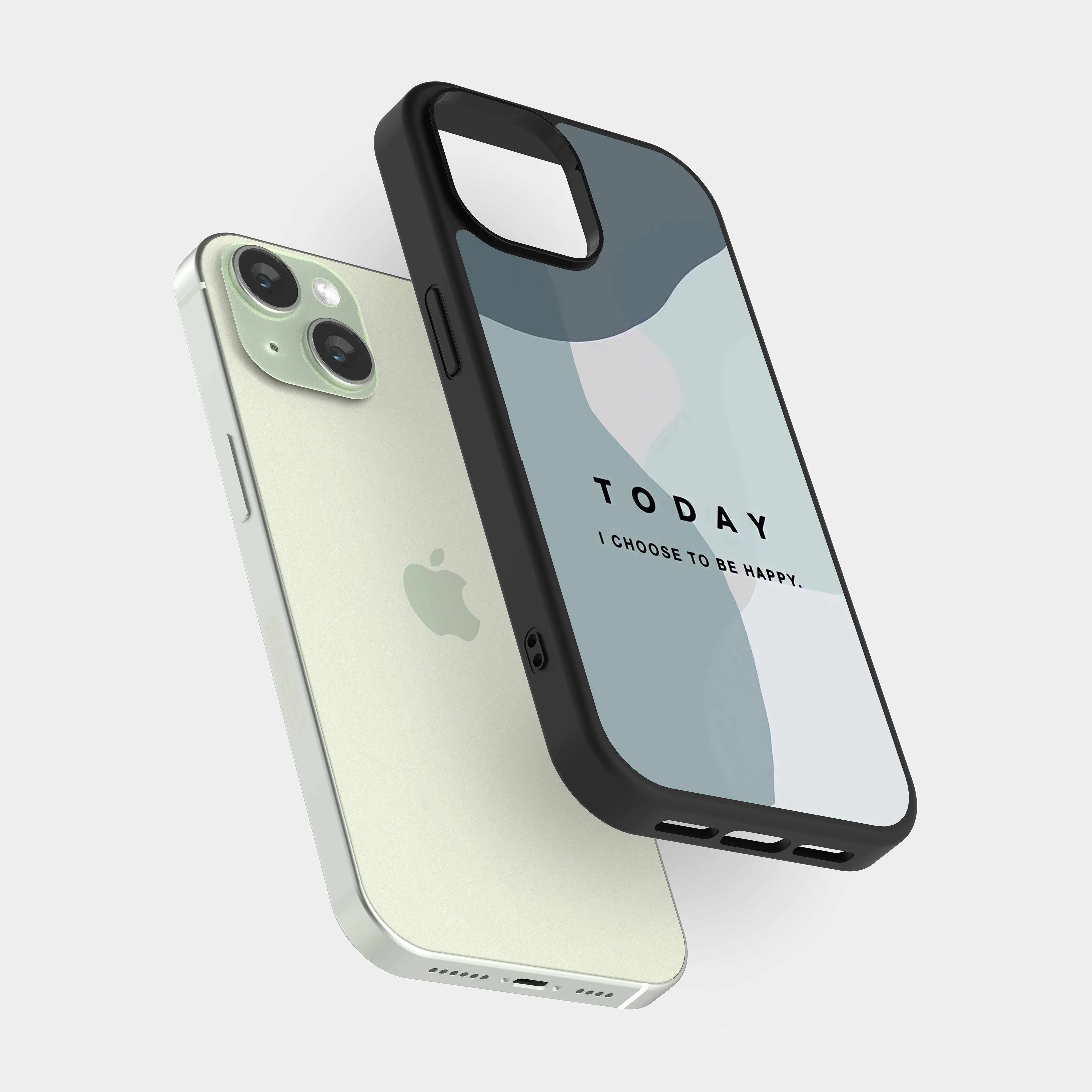 iPhone 15 case cover English Quote Today I choose to be