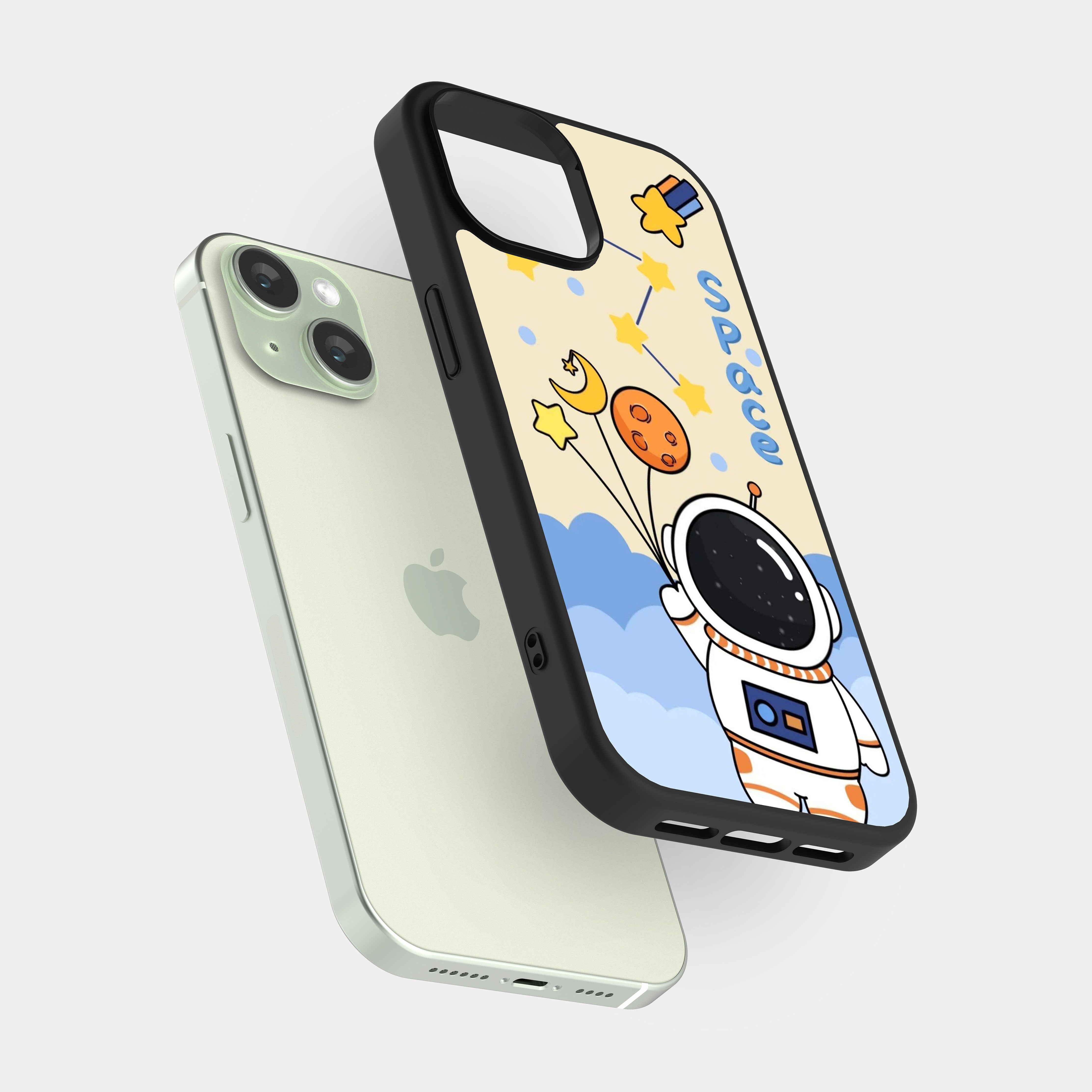 iPhone 15 case cover Space And Kids
