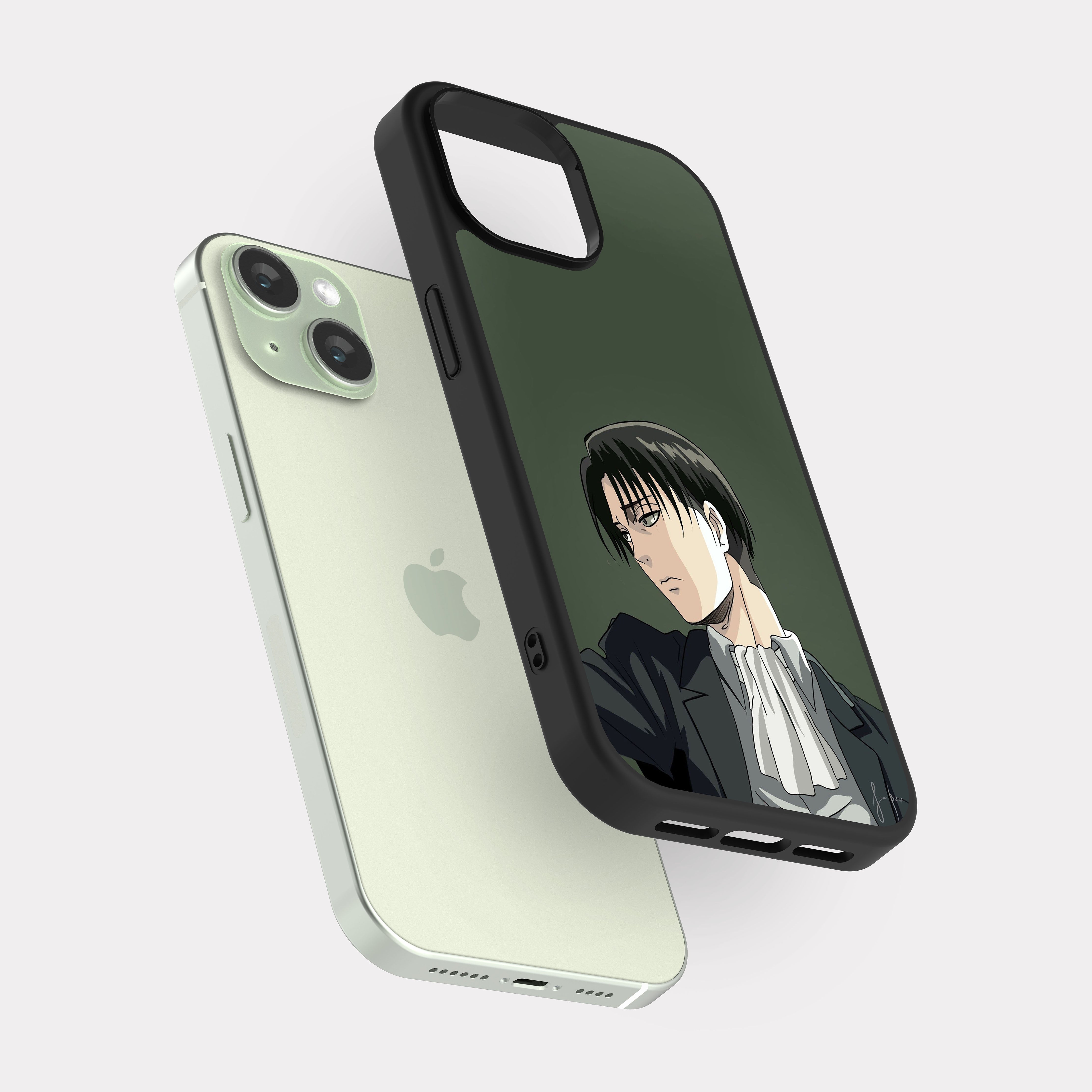 iPhone 15 case cover Levi Ackerman Attack on Titan
