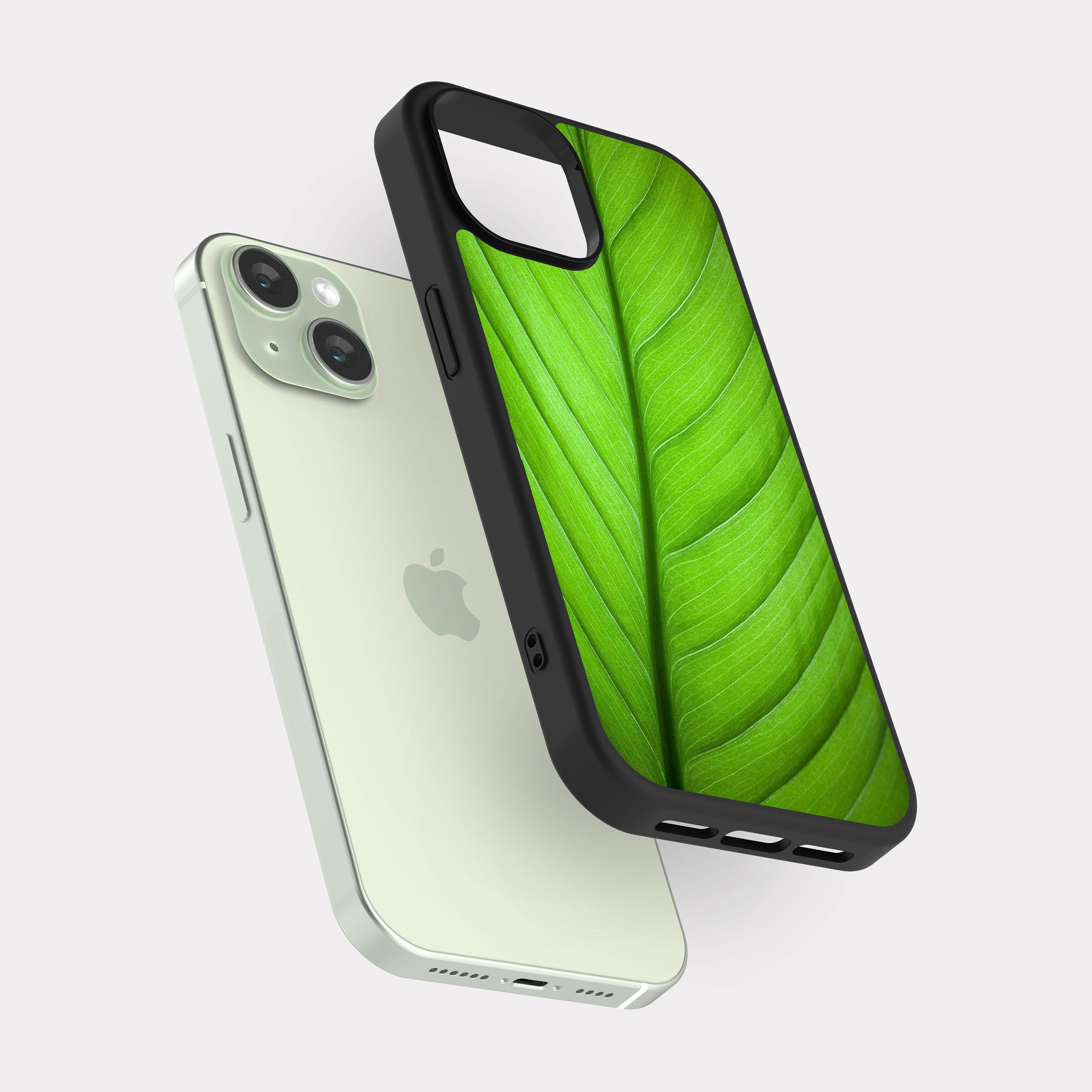 iPhone 15 case cover Trees Leave Green