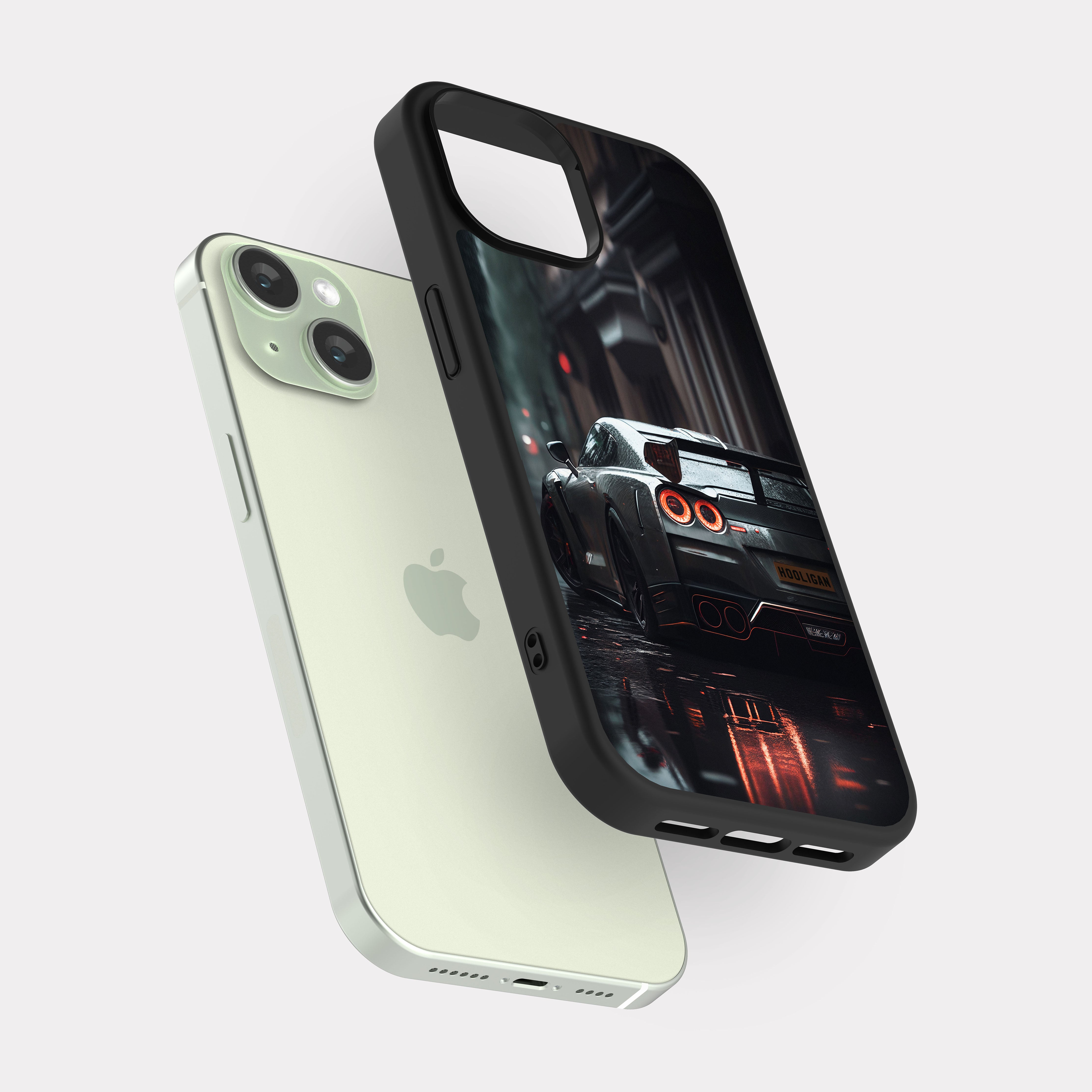 iPhone 15 case cover Nissan GTR Silver