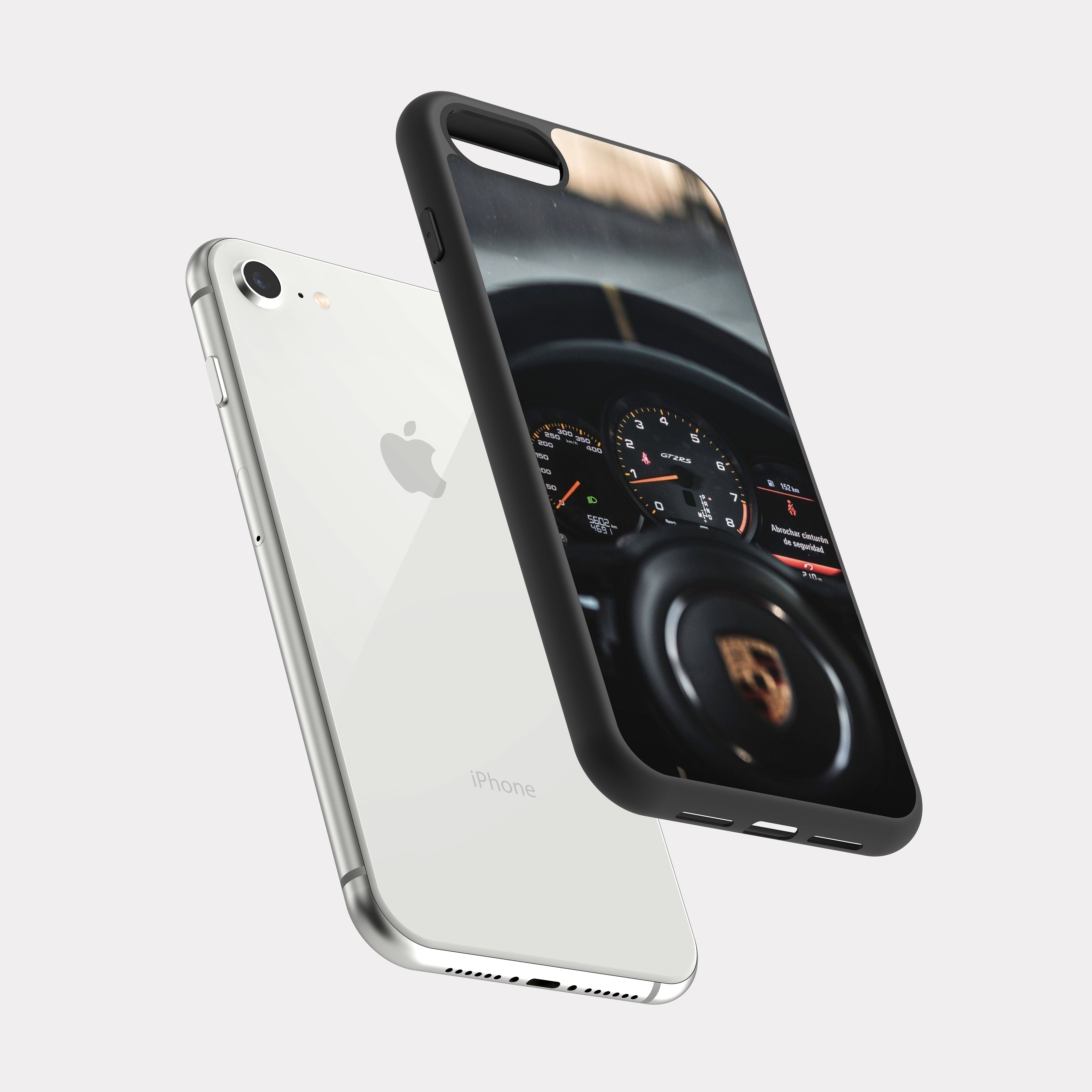 iPhone 8 case cover Porsche GT2 RS Black