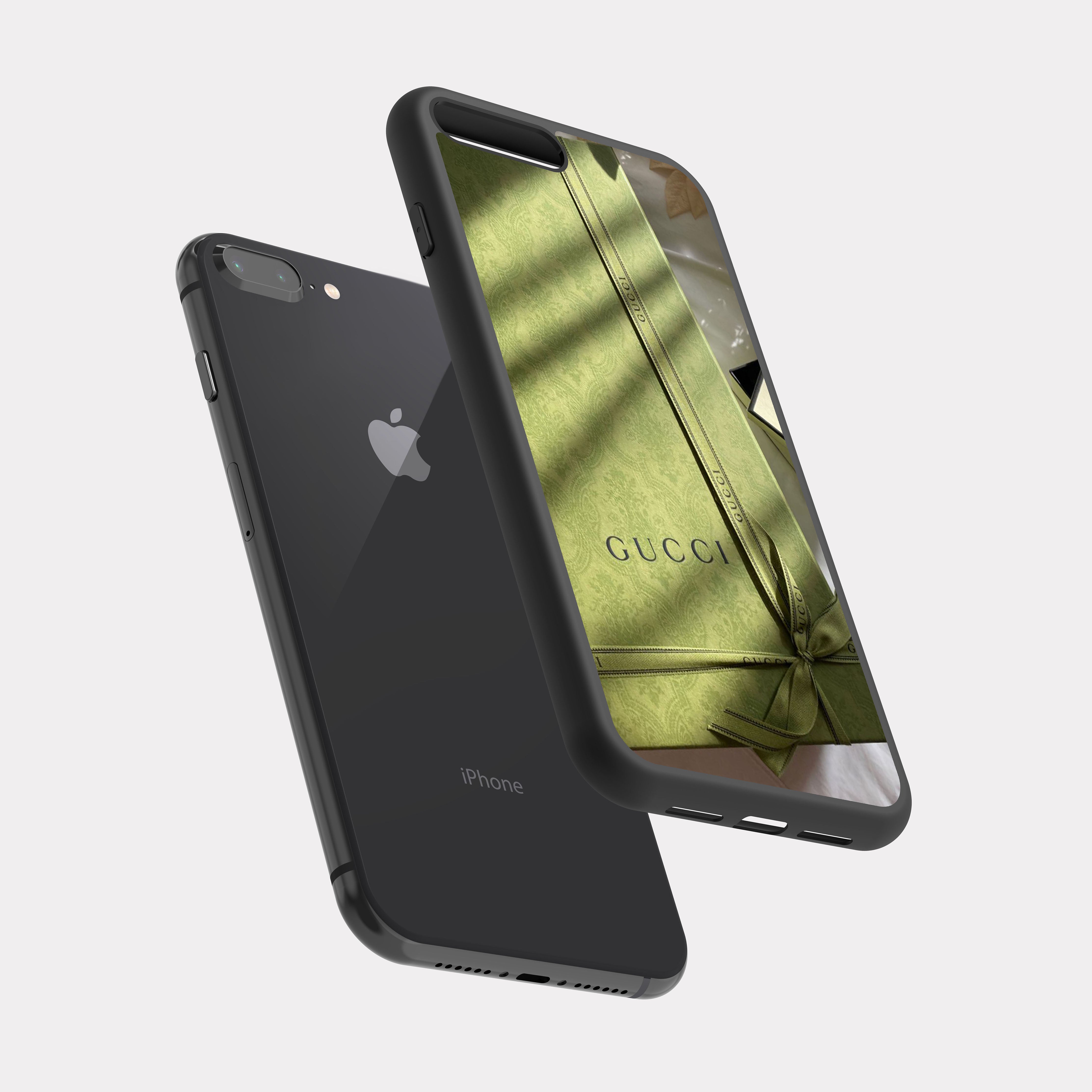iPhone 8 Plus case cover Green Gucci