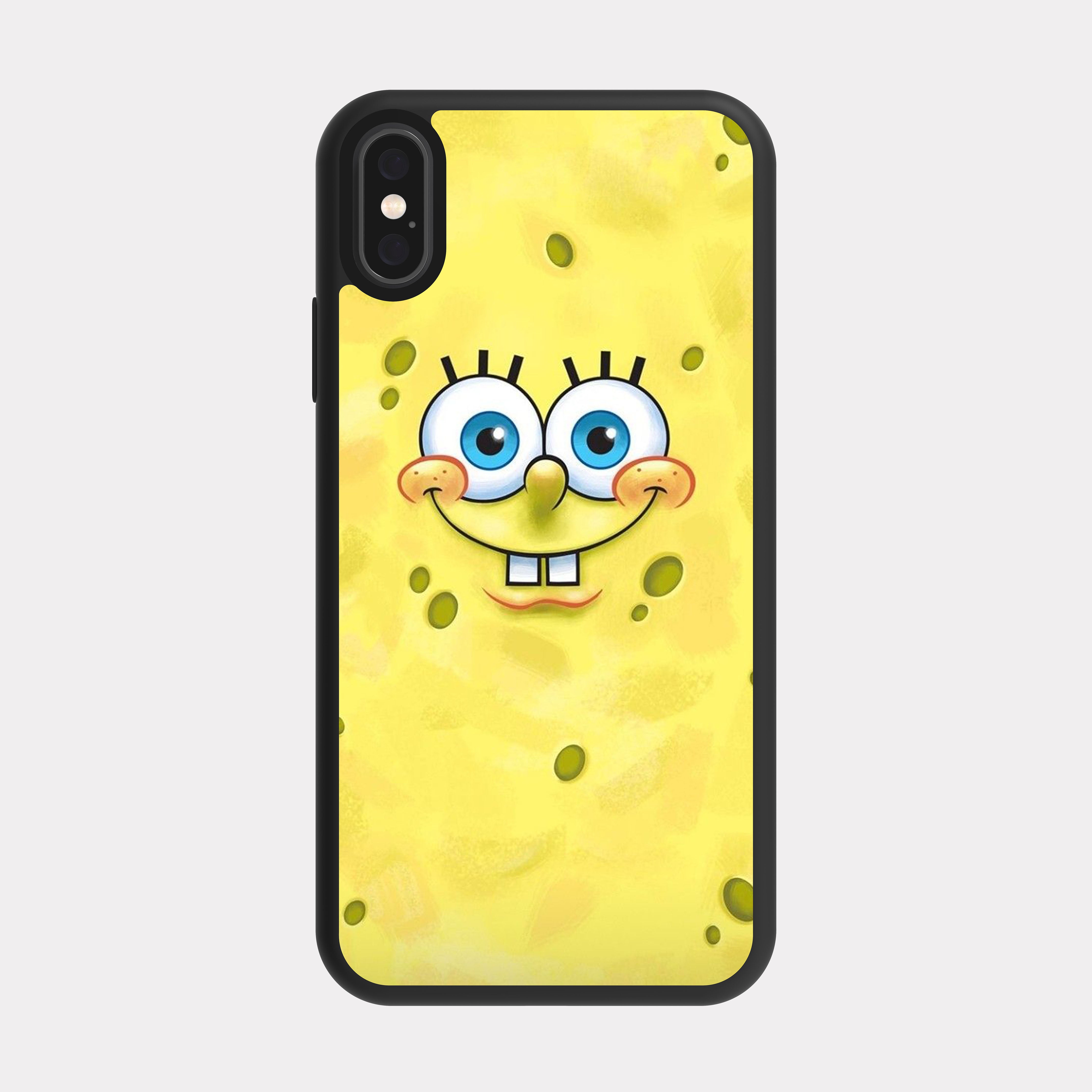 iPhone X case cover SpongeBob Face