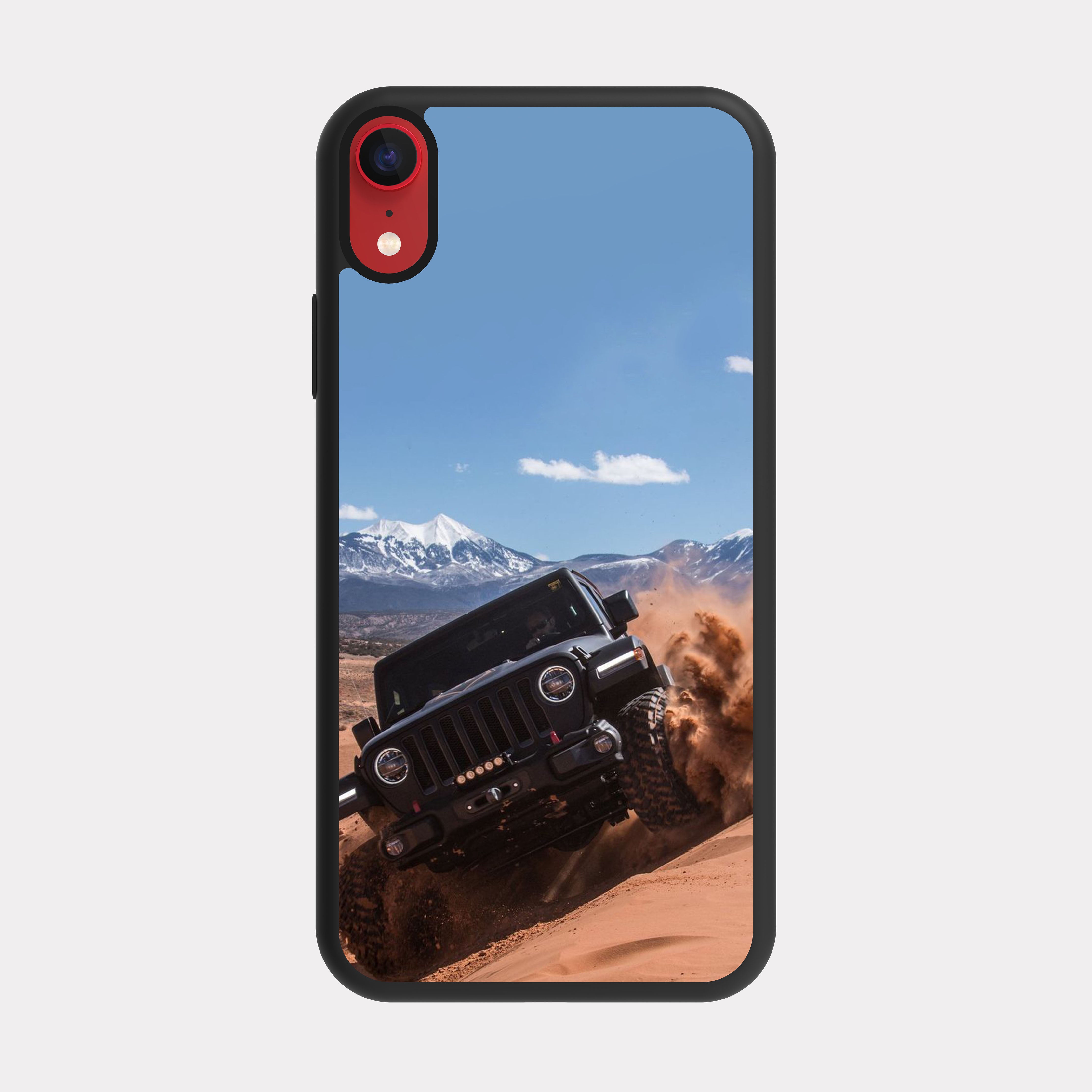 iPhone XR case cover Jeep Wrangler Rubicon Rebel Blue