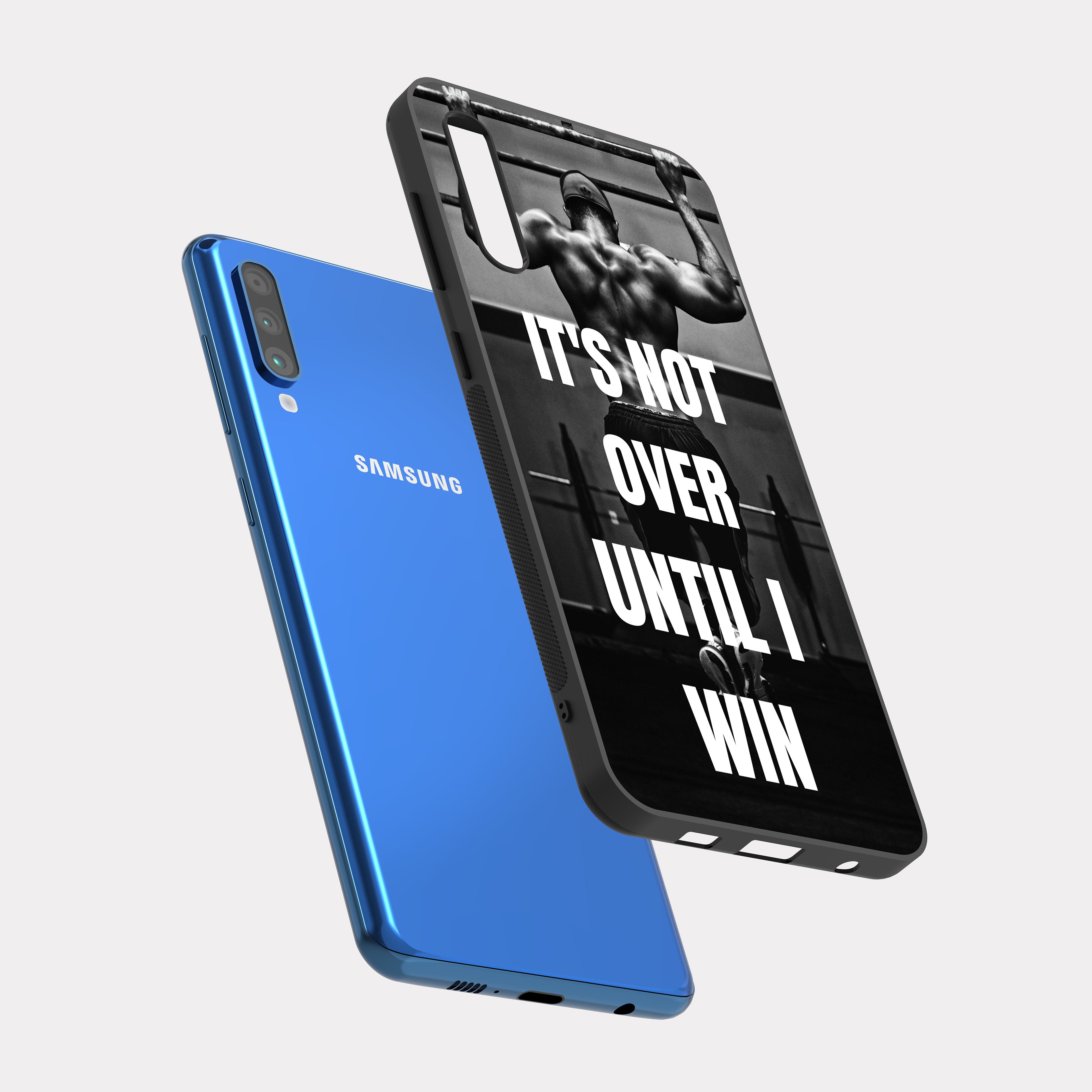 Samsung Galaxy A50 case cover Gym Black