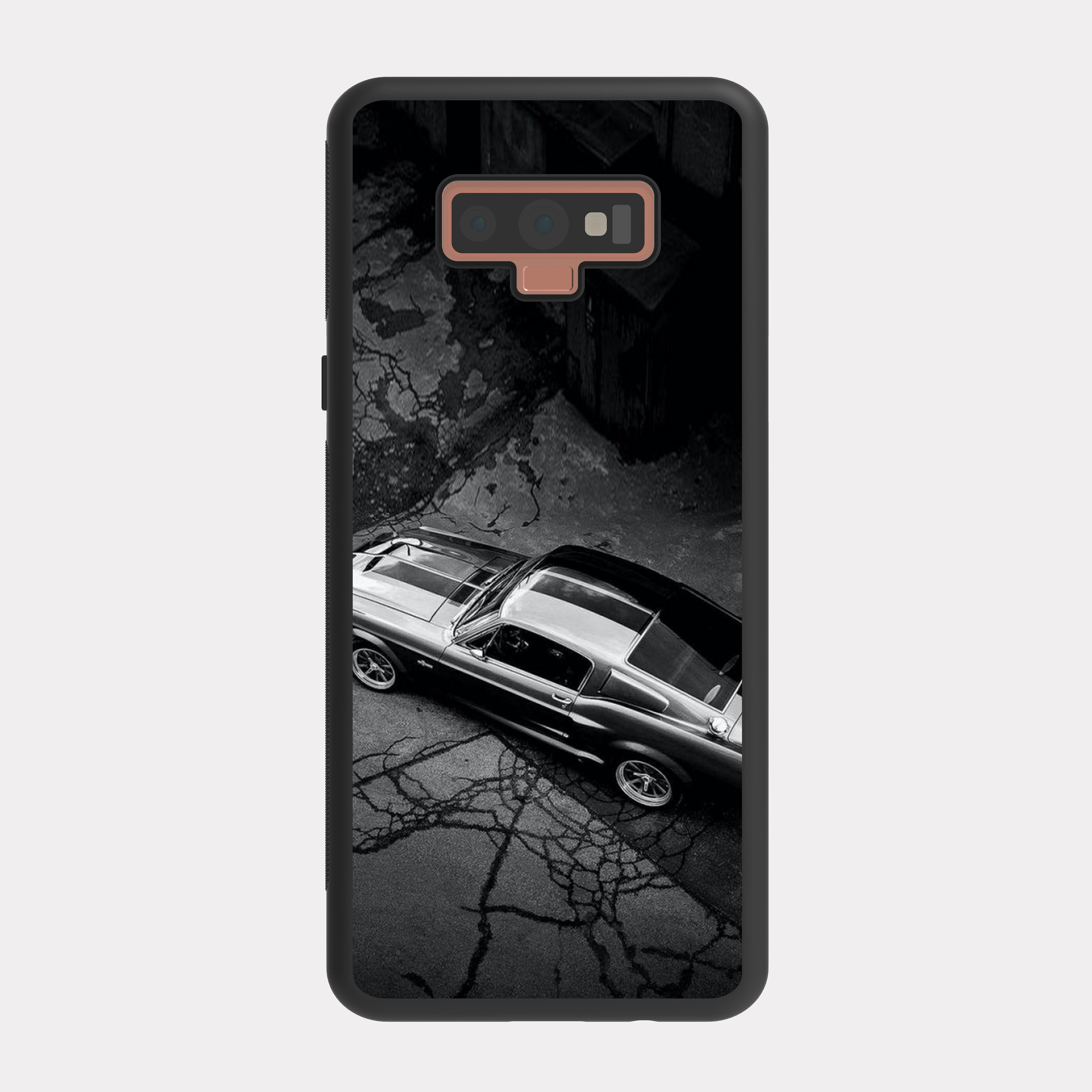 Samsung Galaxy Note 9 case cover Mustang GT500 Shelby 1967 Grey