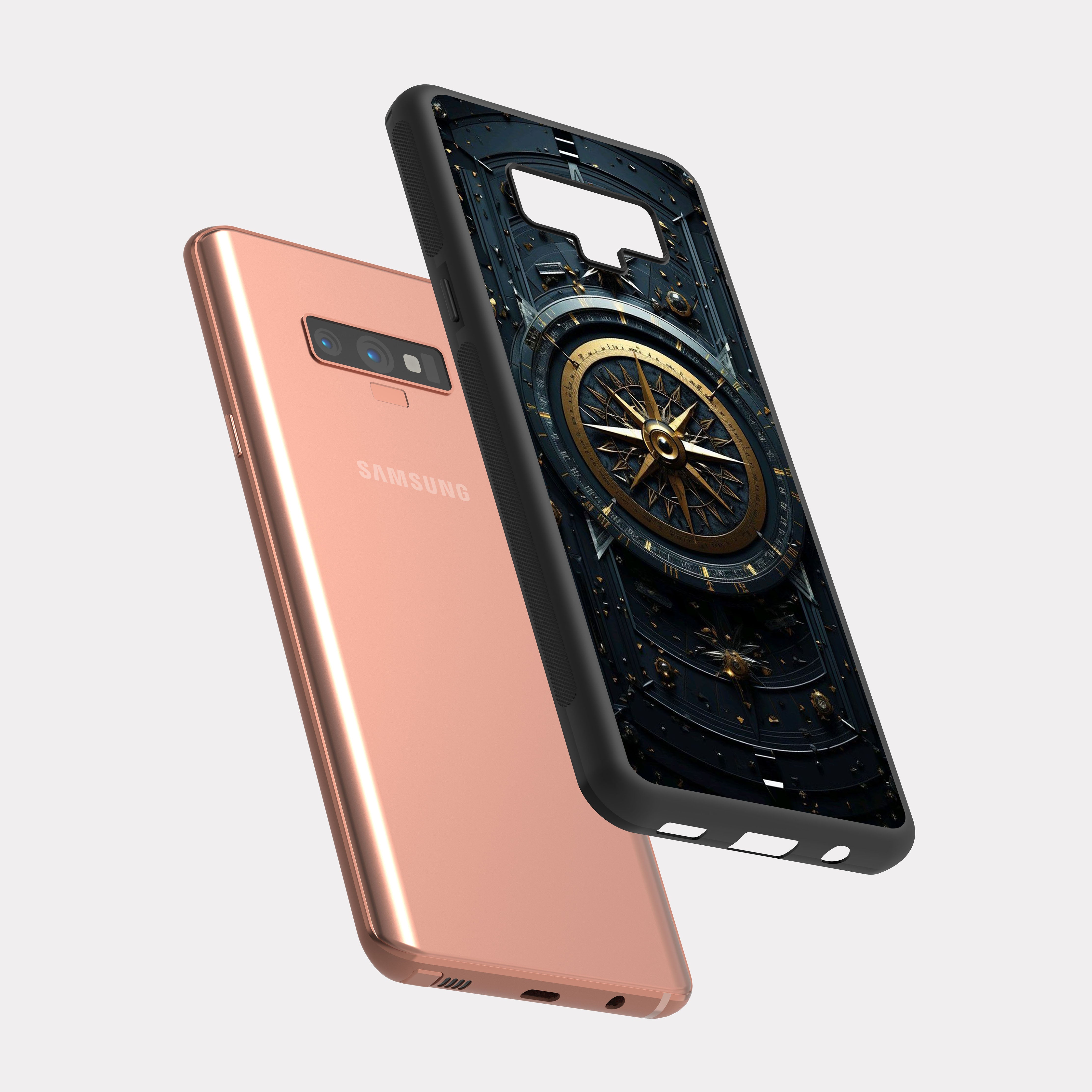 Samsung Galaxy Note 9 case cover Compass Grey