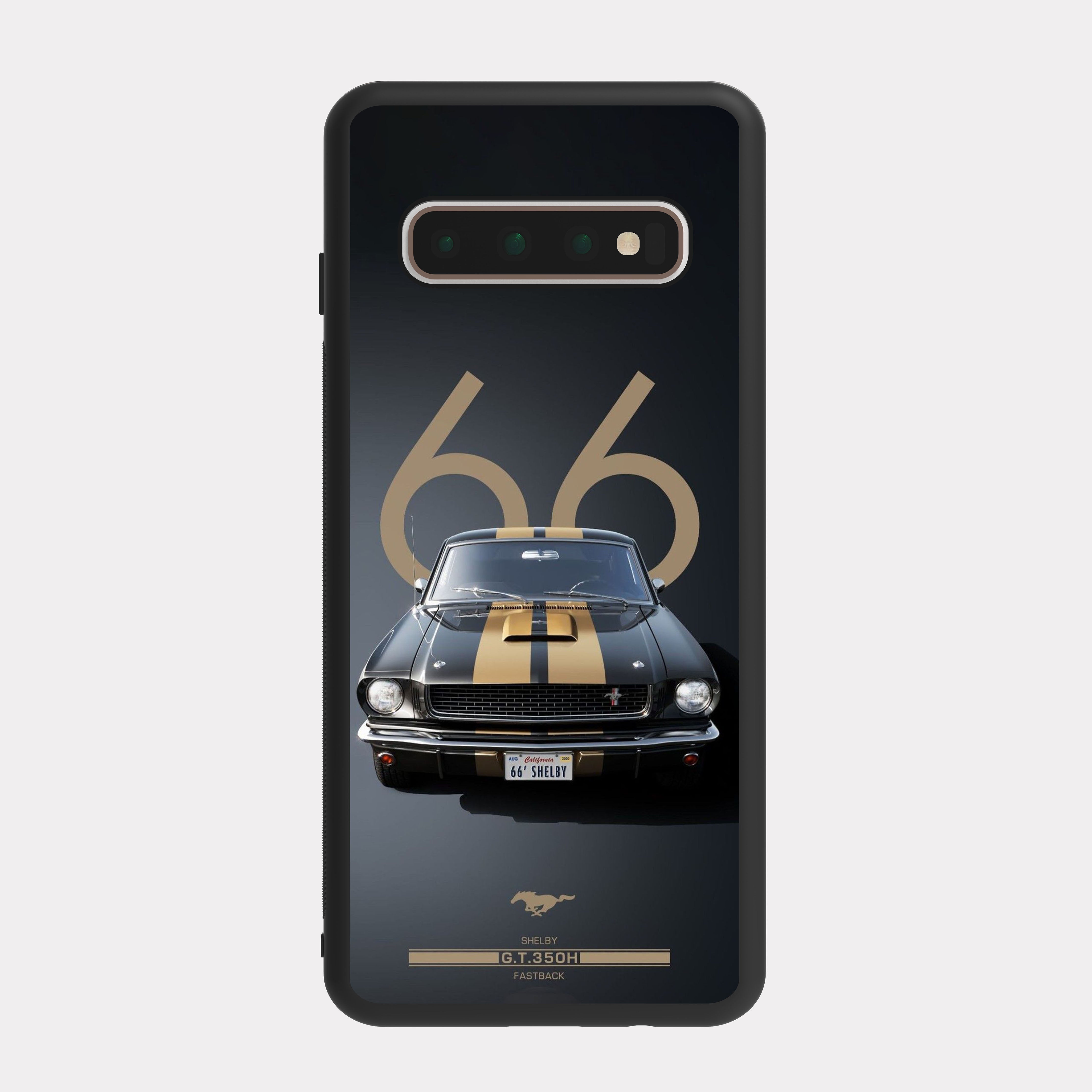 Samsung Galaxy S10 Plus case cover Mustang Shelby GT350 Fastback Grey