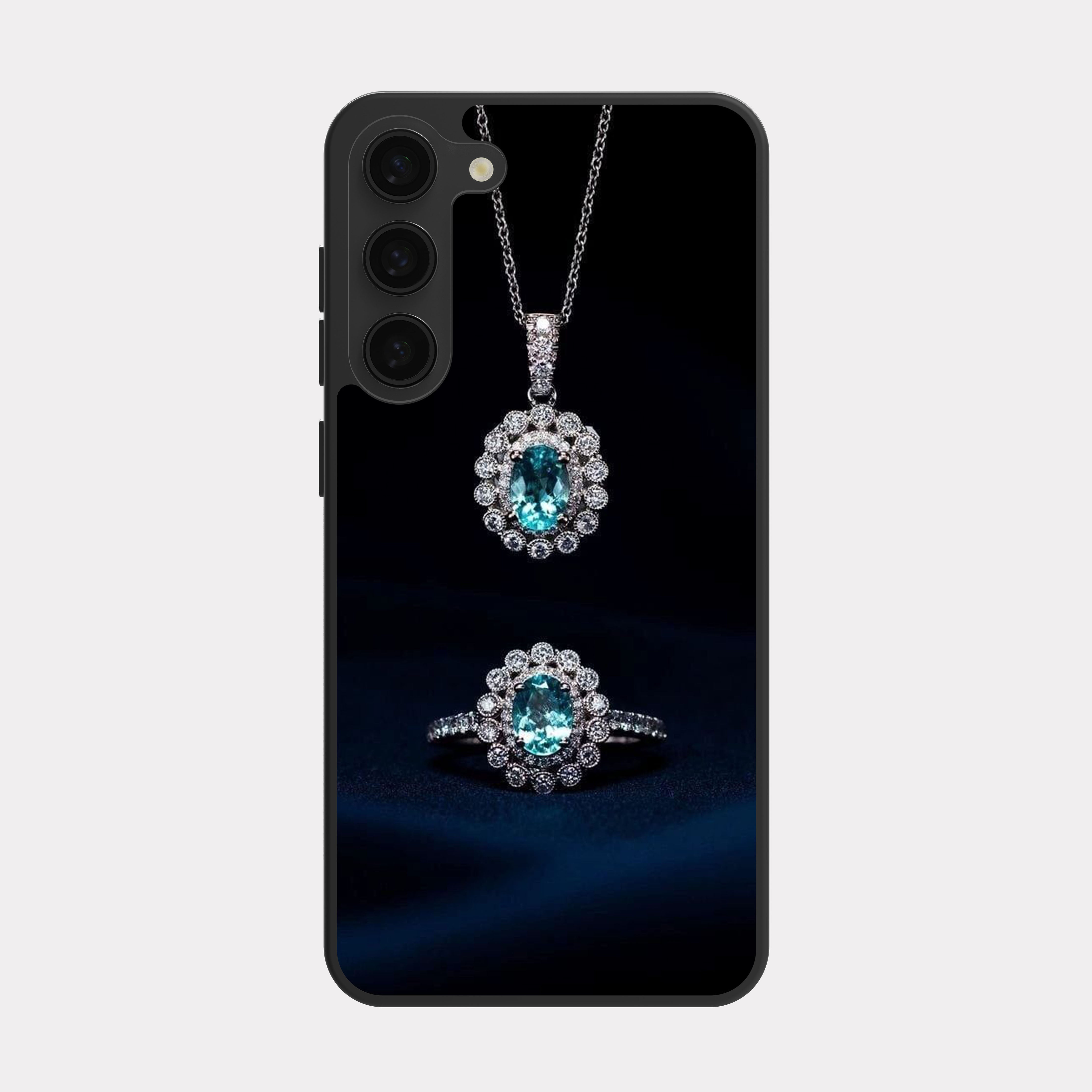 Samsung Galaxy S23 Plus case cover Ring And Chain Blue
