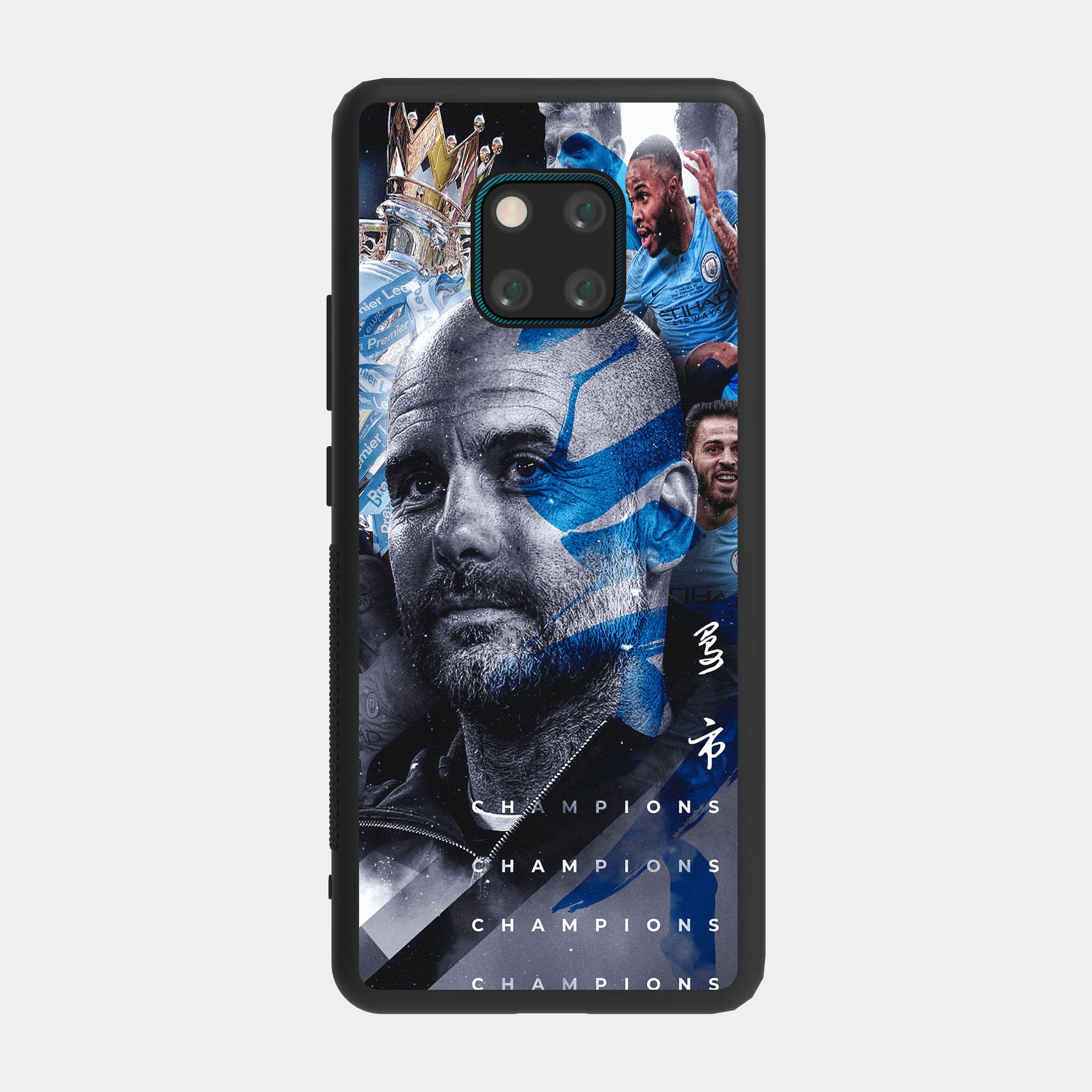 Huawei Mate 20 Pro case cover Manchester City Club Beige
