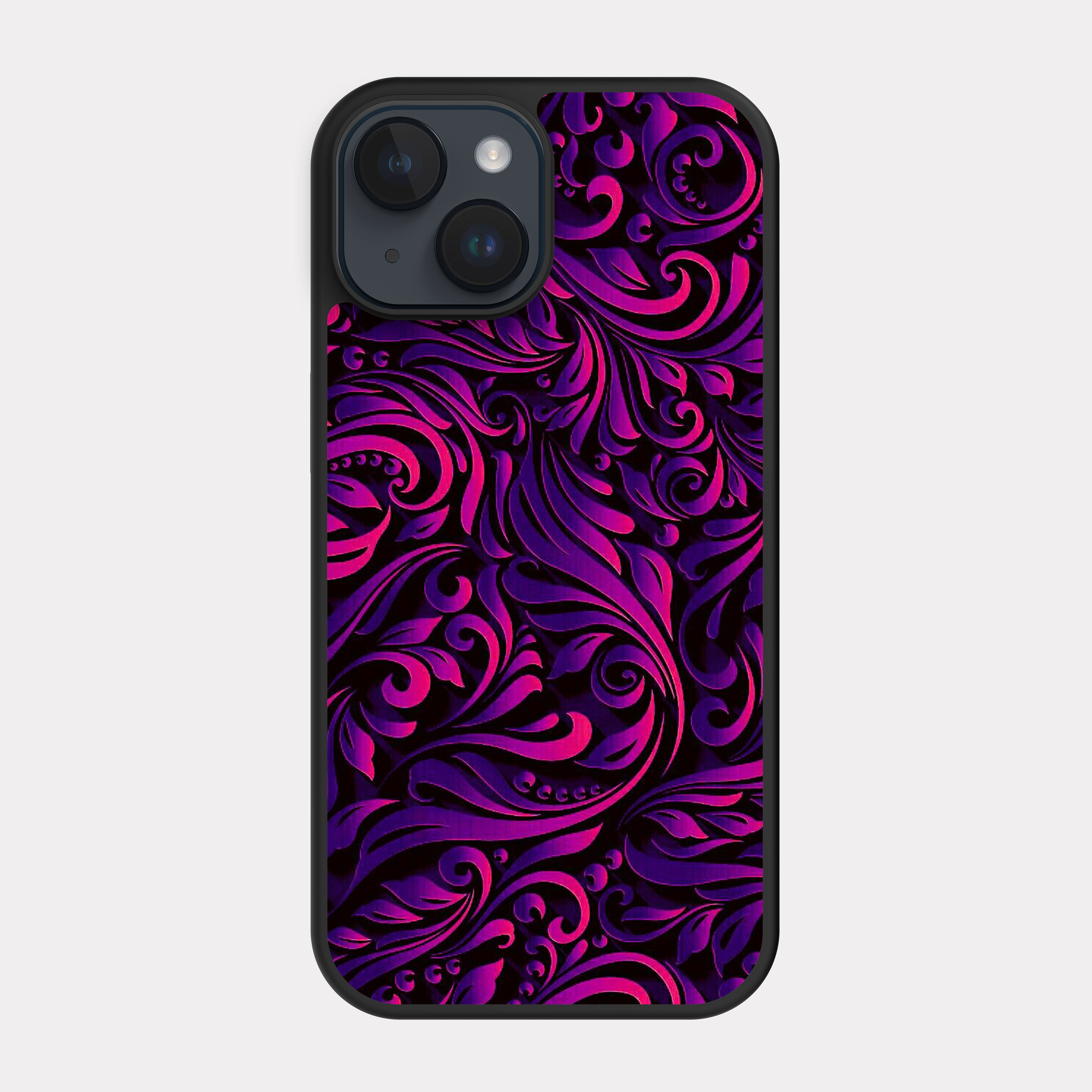 iPhone 14 case cover Mandala Art Purple Pink