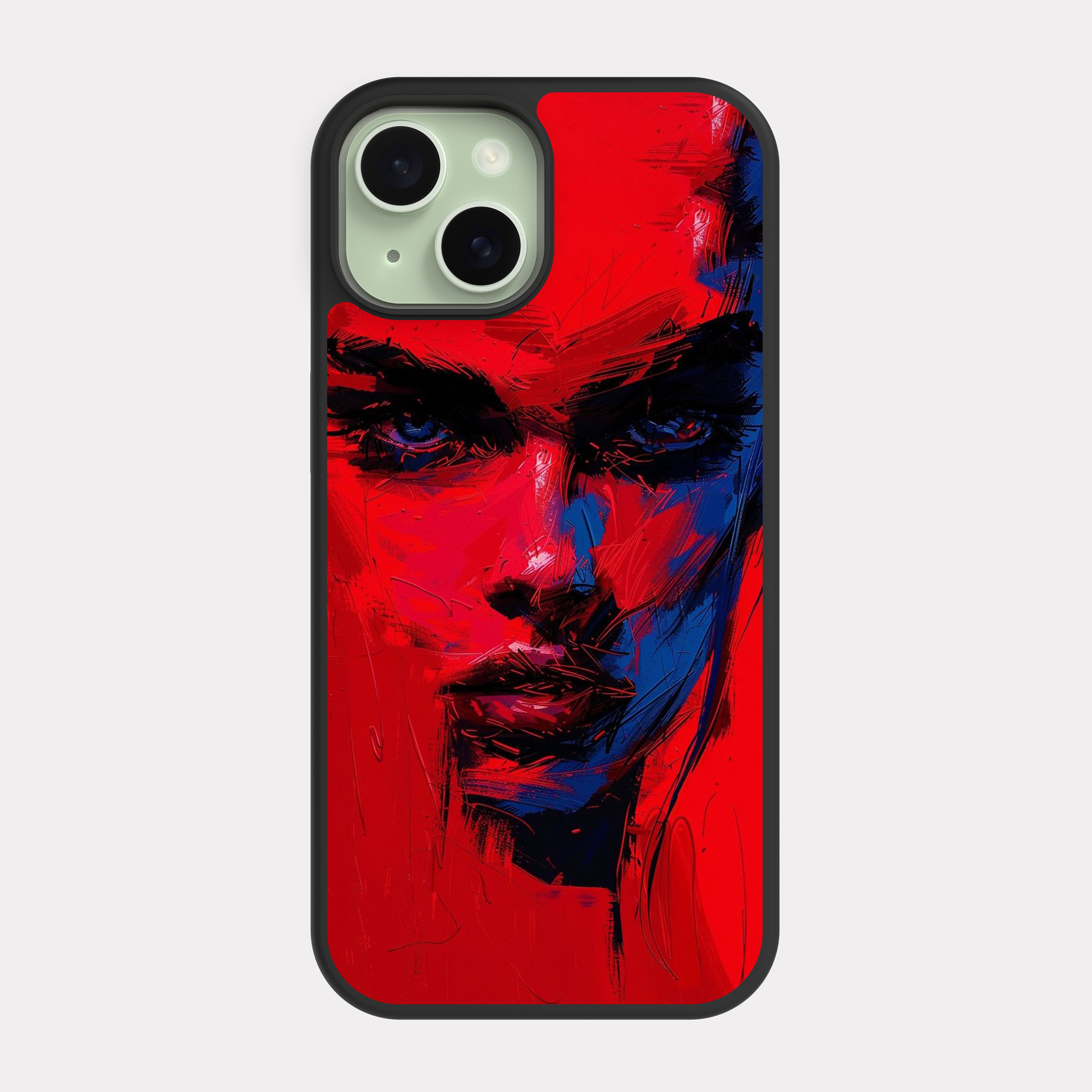 iPhone 15 case cover Abstract Drawing Blue
