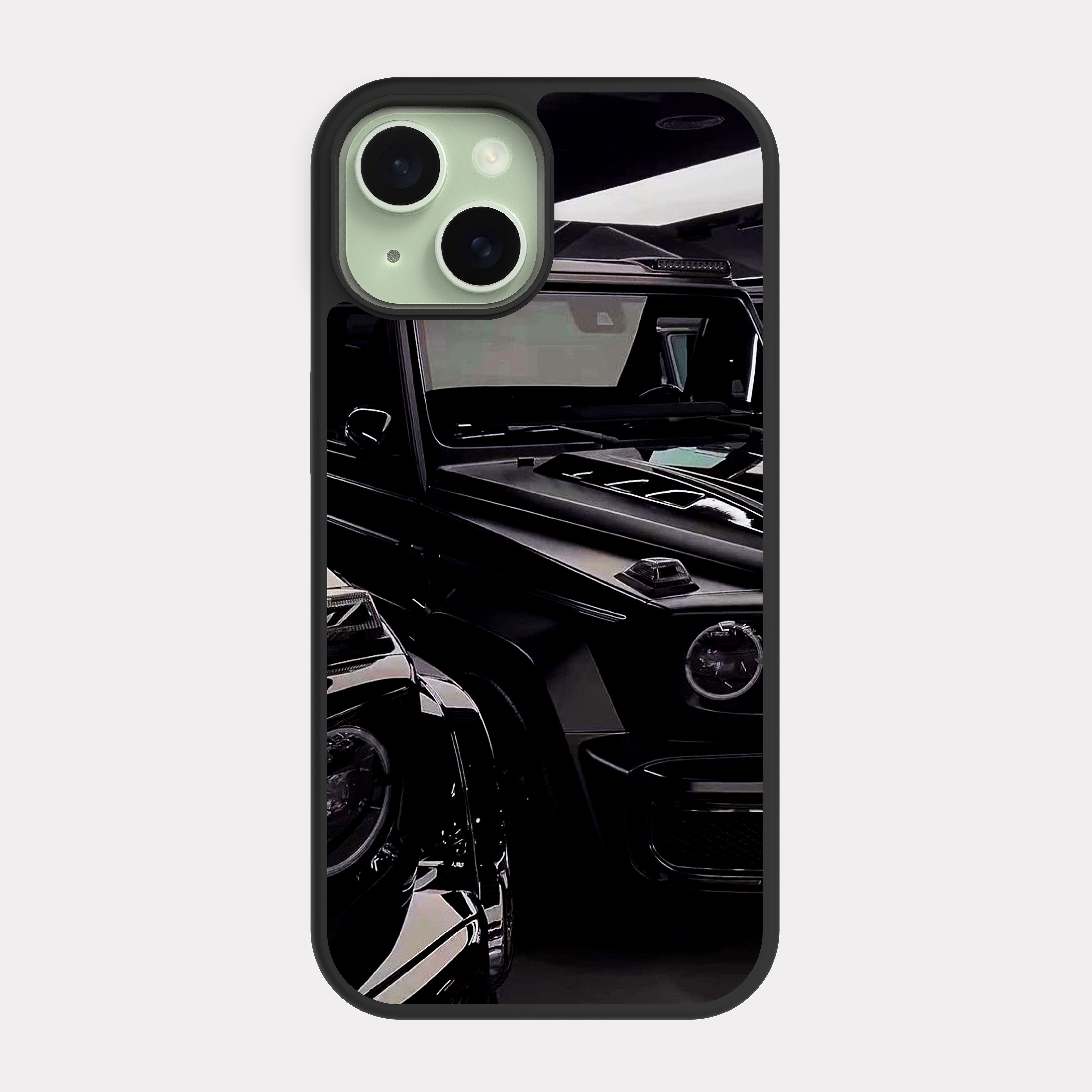 iPhone 15 case cover Mercedes Benz G63 AMG Brabus Grey