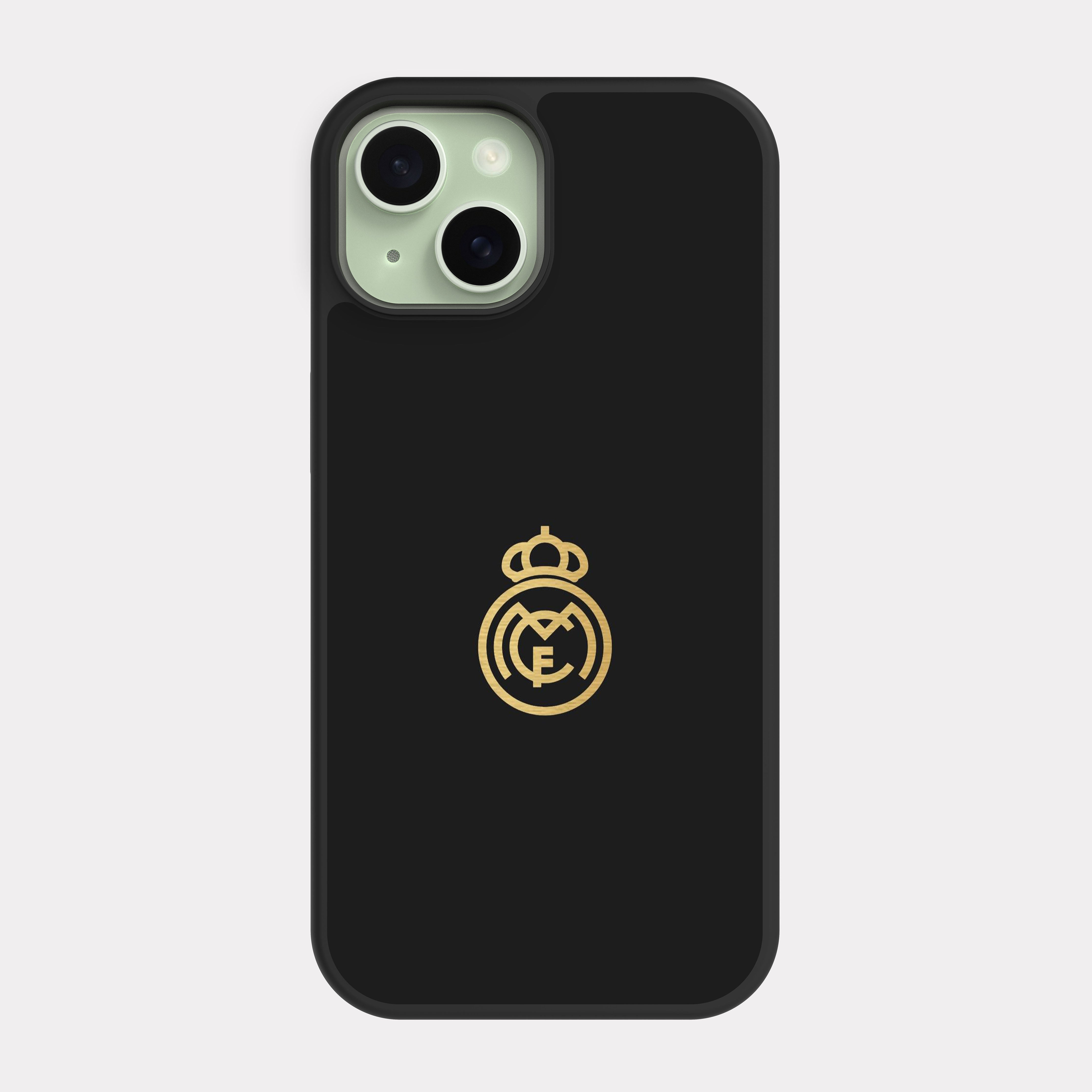 iPhone 15 case cover Real Madrid CF Black Gold\