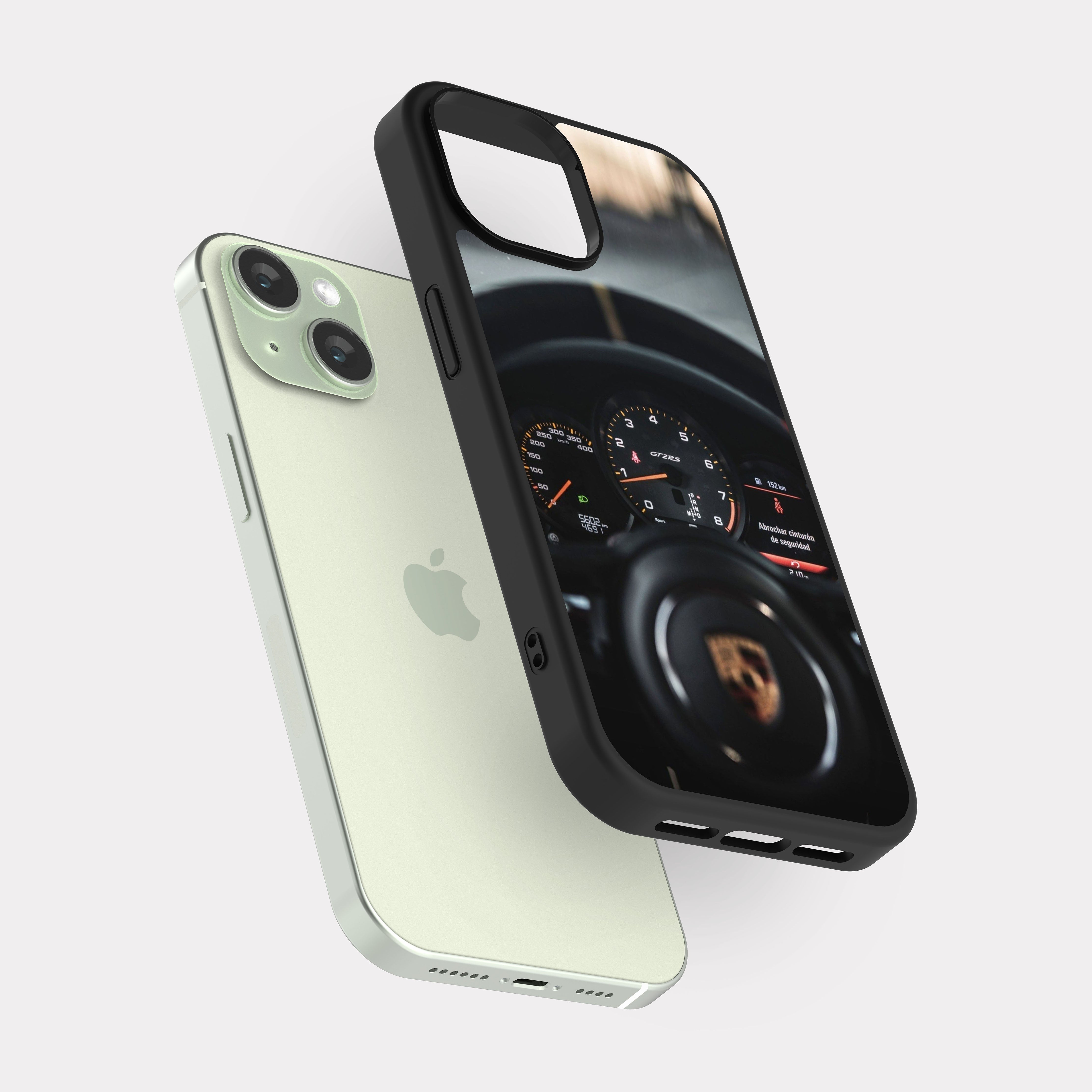 iPhone 15 case cover Porsche GT2 RS Black