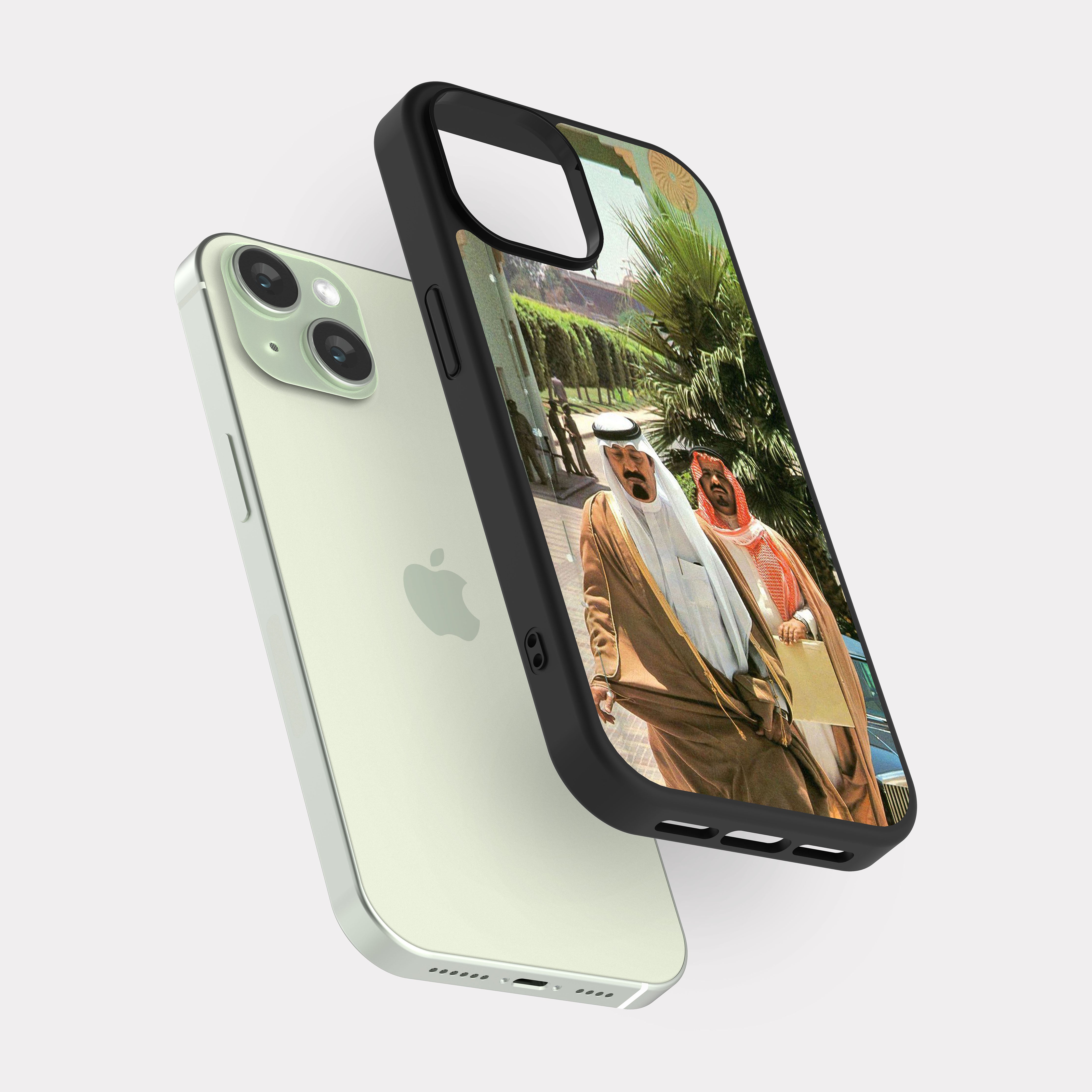 iPhone 15 case cover King Abdullah bin Abdulaziz Multicolour