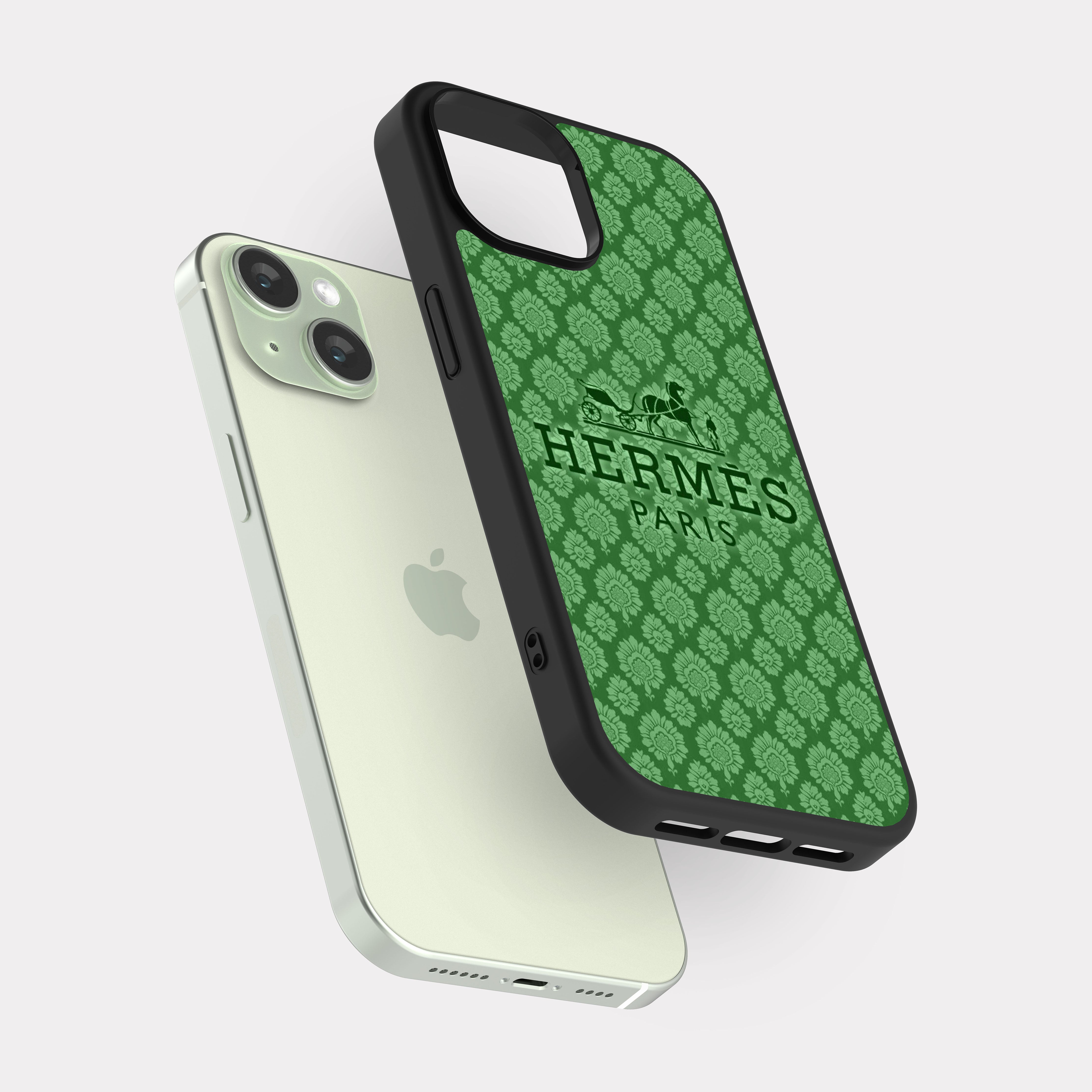 iPhone 15 case cover Hermes Black