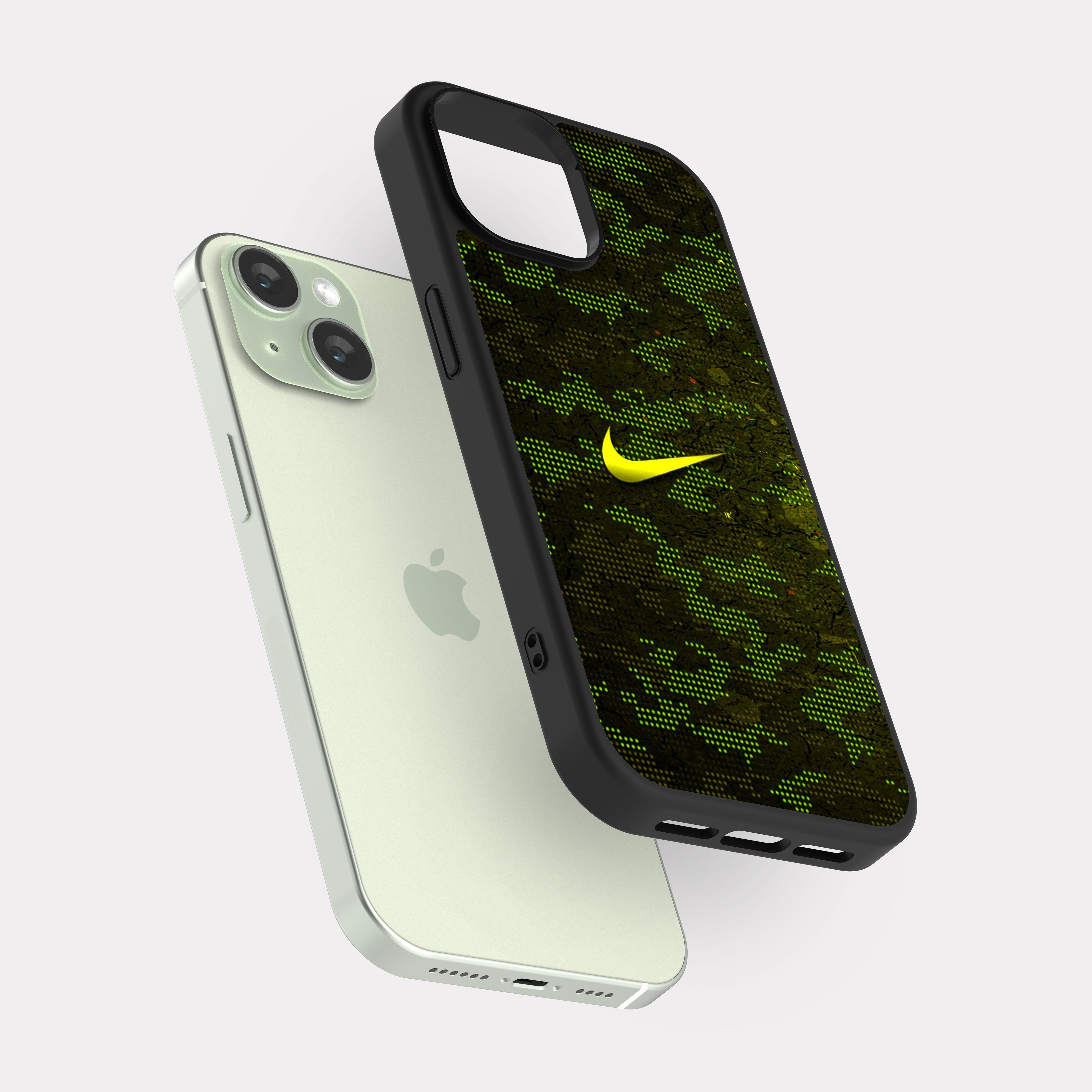 iPhone 15 case cover Nike Yellow