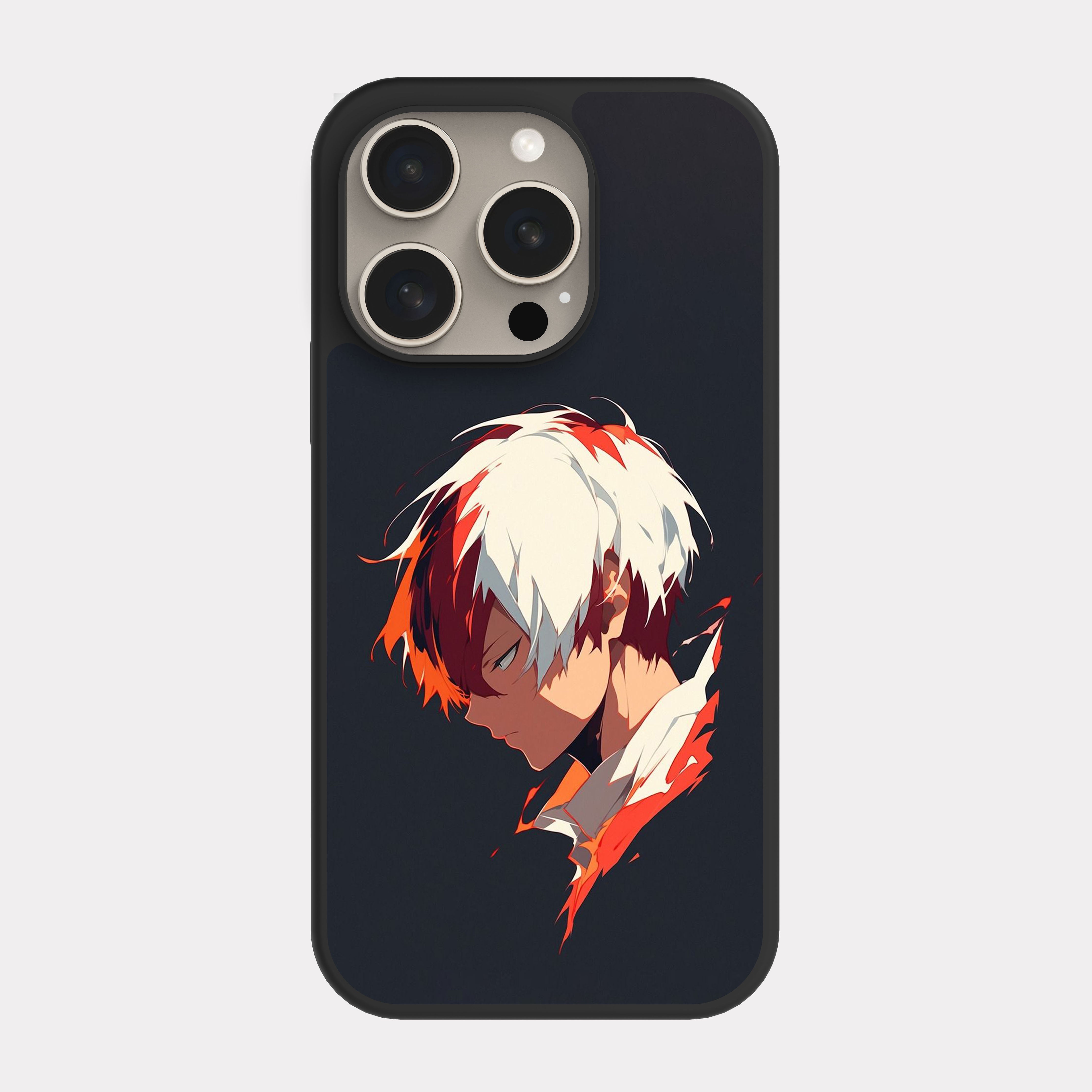 iPhone 15 Pro case cover My Hero Academia Shoto Todoroki Multicolour