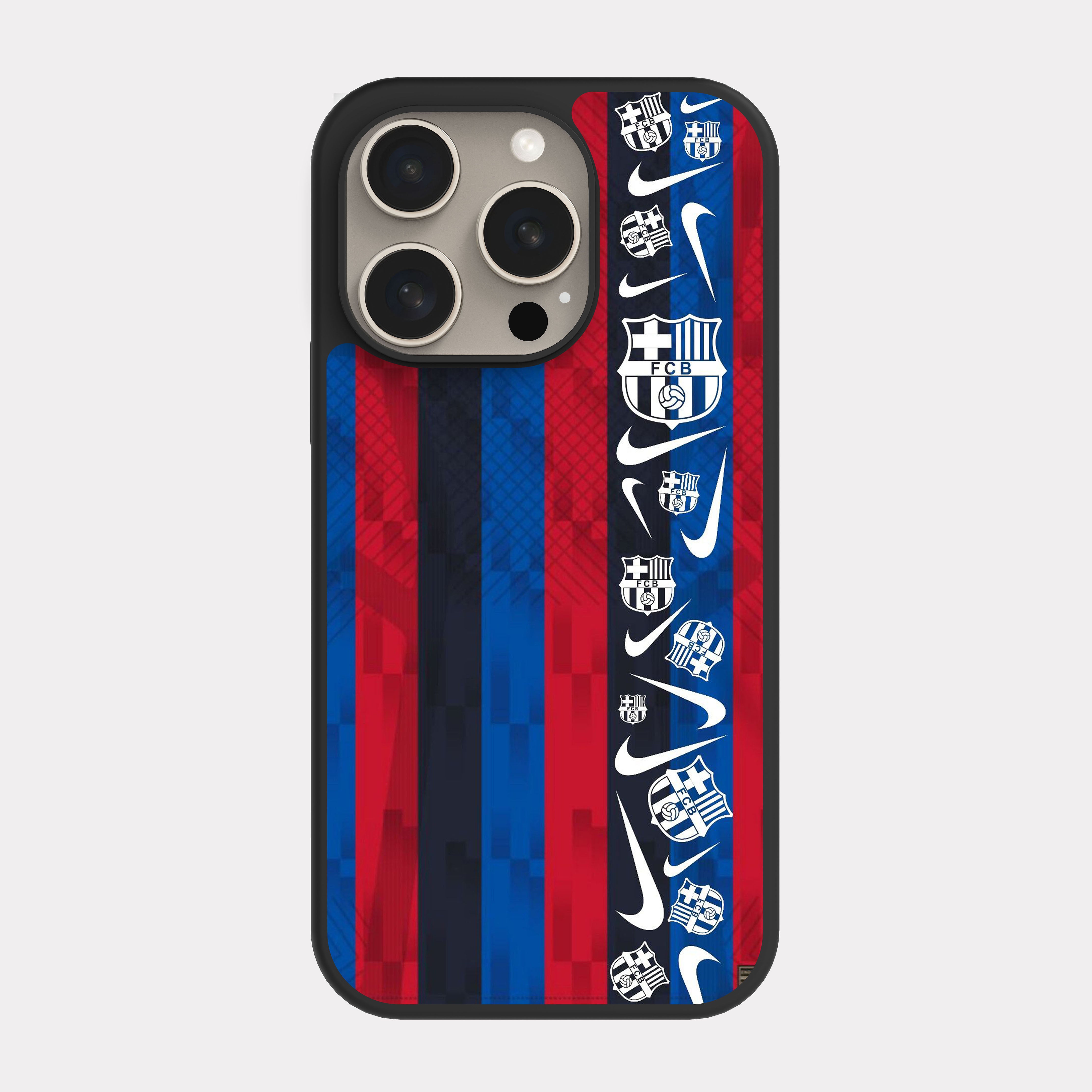 iPhone 15 Pro case cover Barcelona FC Blue