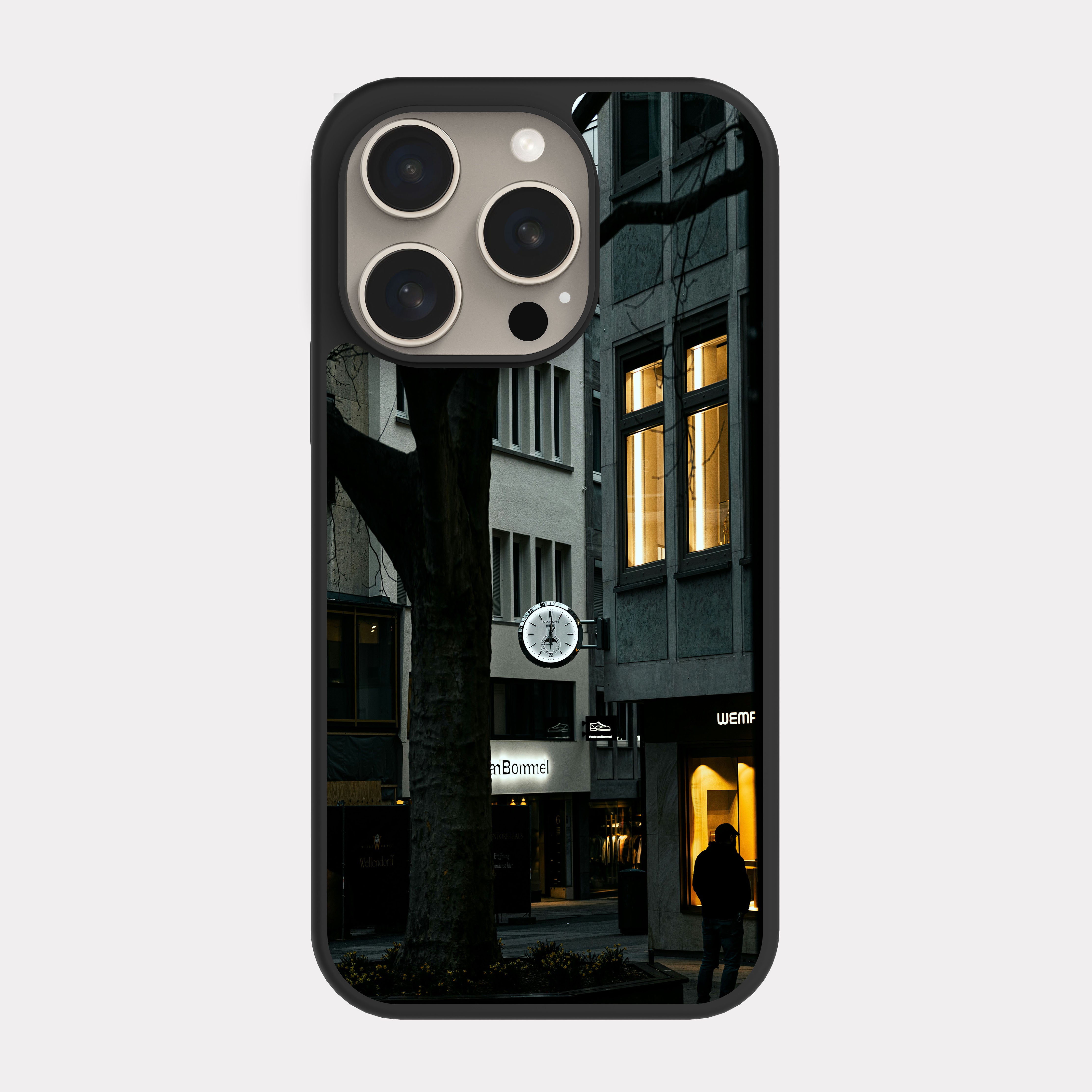 iPhone 15 Pro case cover Architectural Building Grey