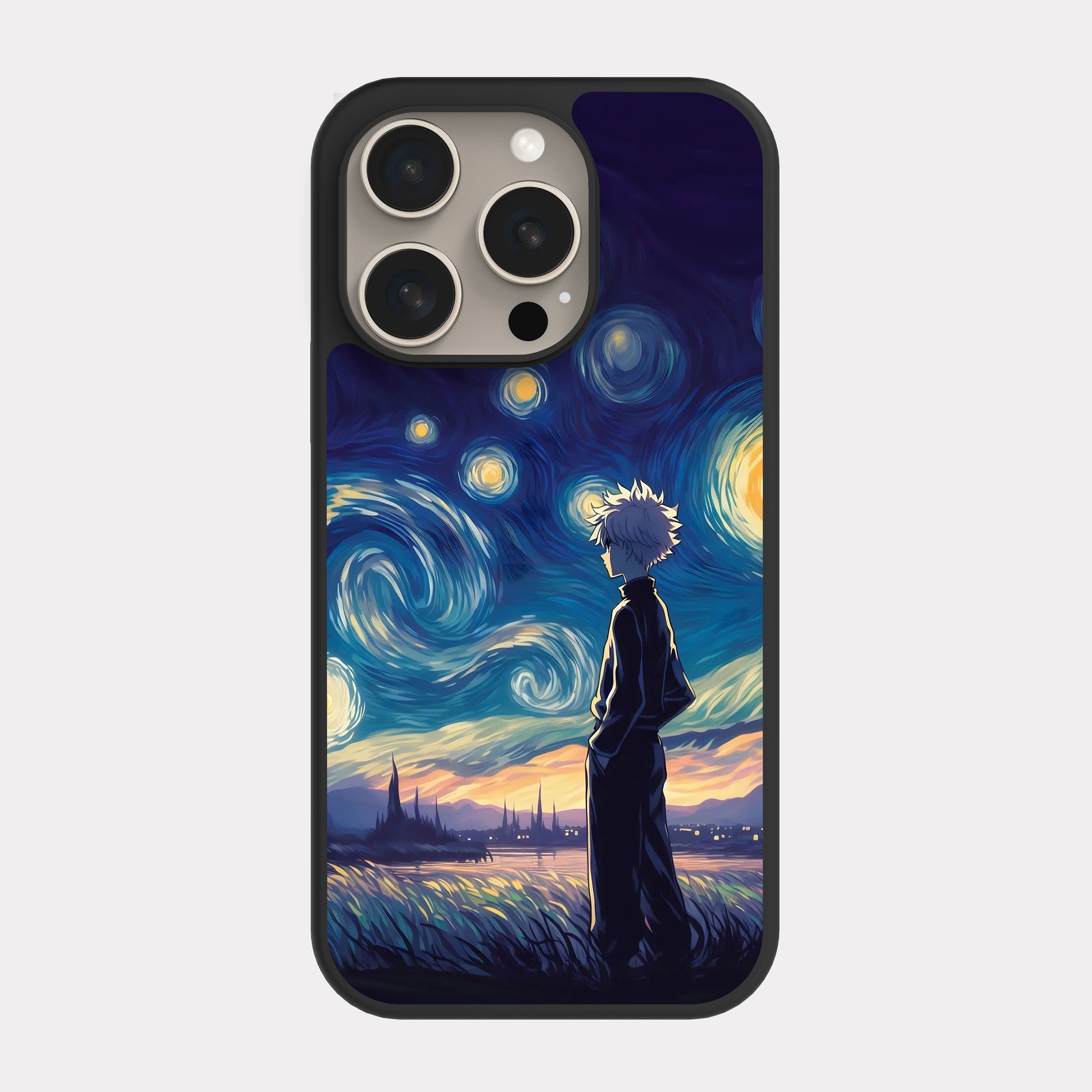 iPhone 15 Pro case cover Hunter x Hunter Killua Blue