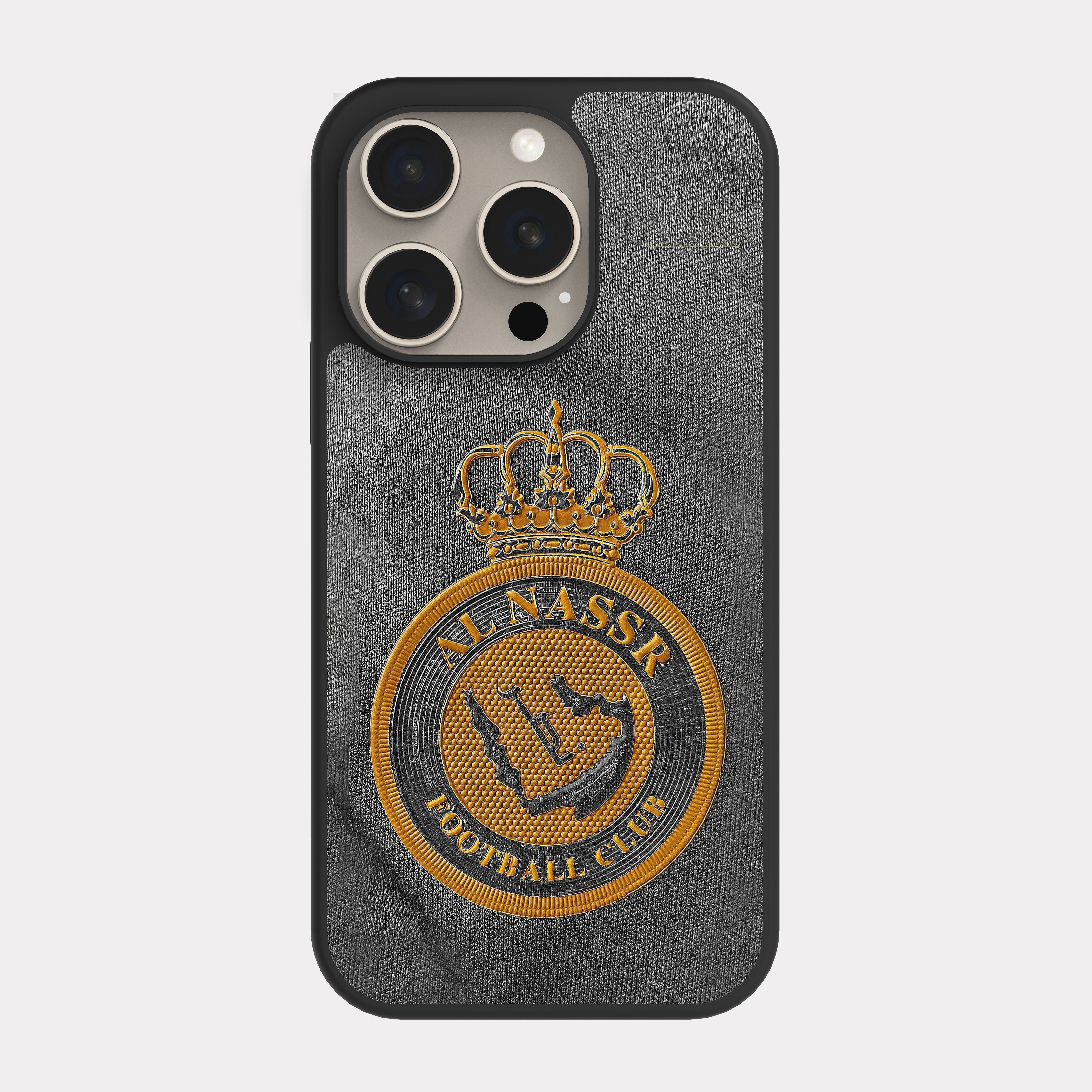 iPhone 15 Pro case cover Alnassr Club FC Grey