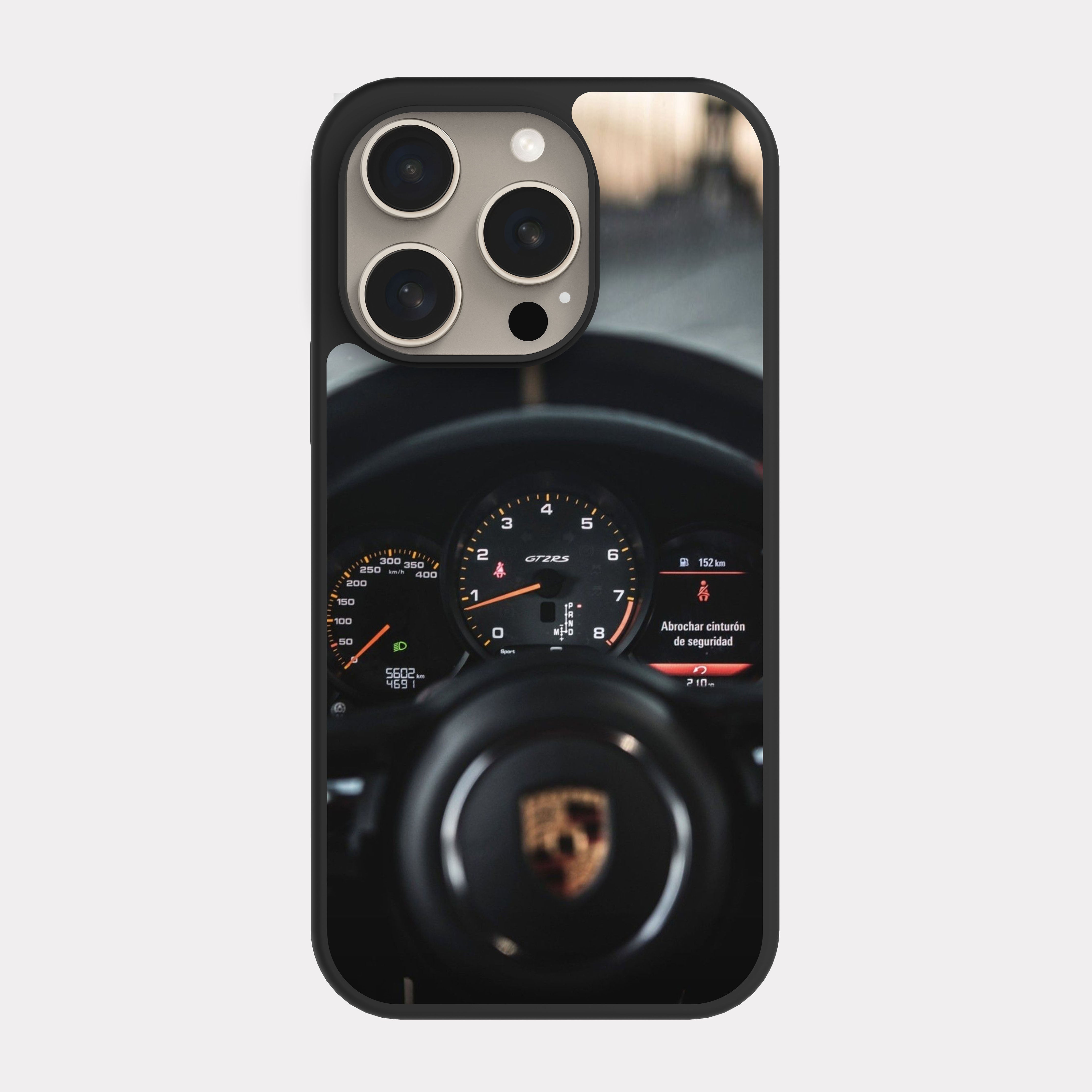 iPhone 15 Pro case cover Porsche GT2 RS Black