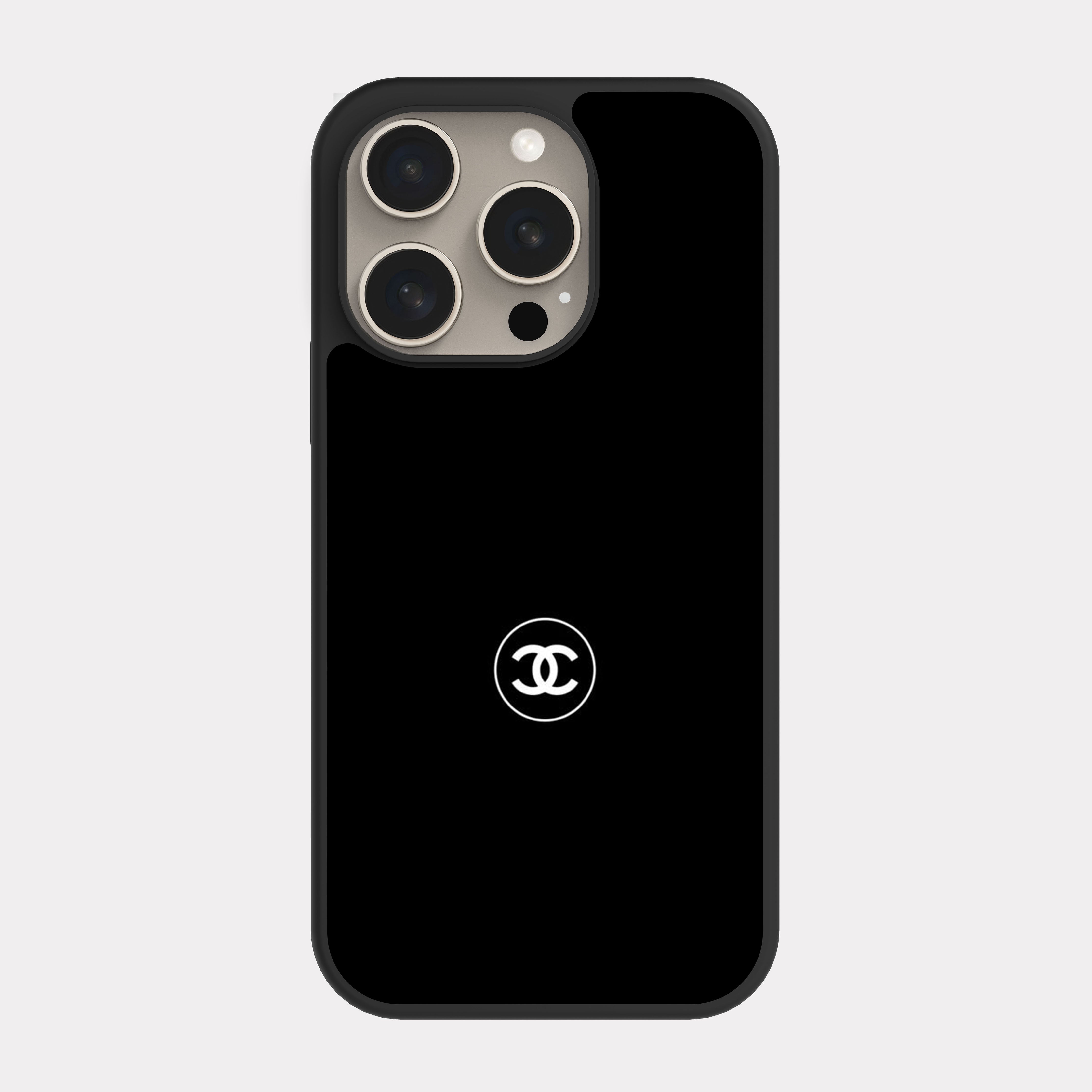 iPhone 15 Pro case cover Chanel White