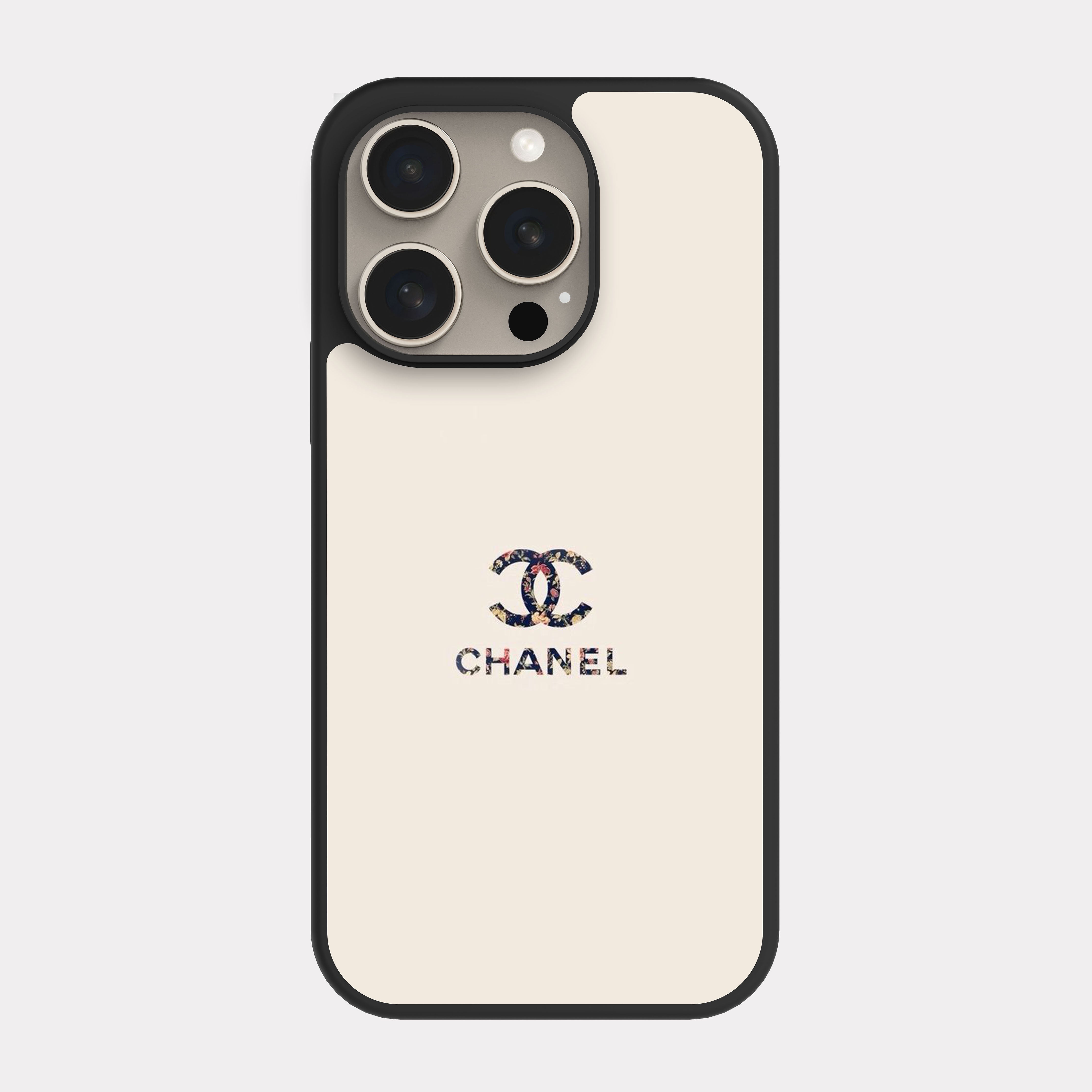 iPhone 15 Pro case cover Chanel Beige