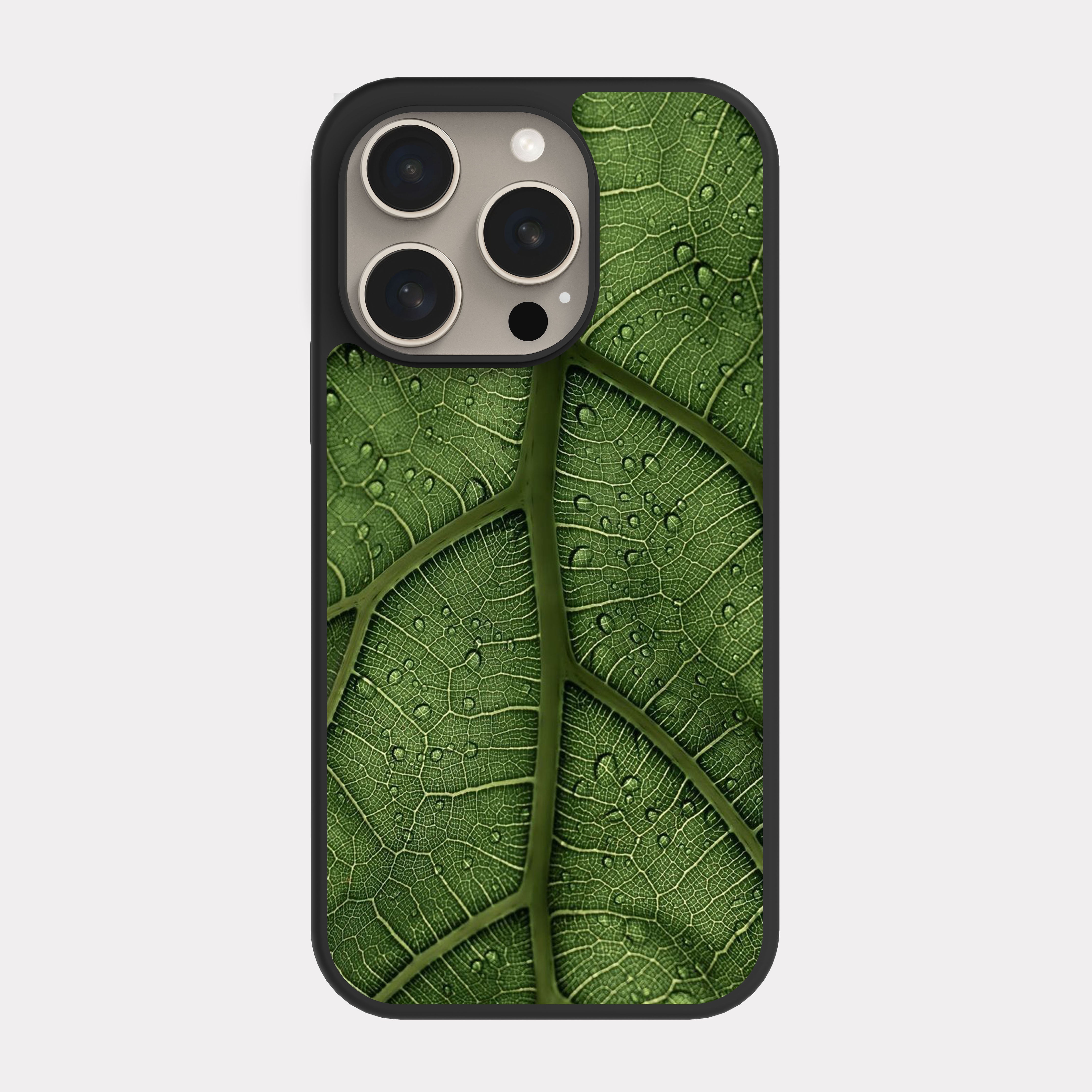 iPhone 15 Pro case cover Tree Leaves Green