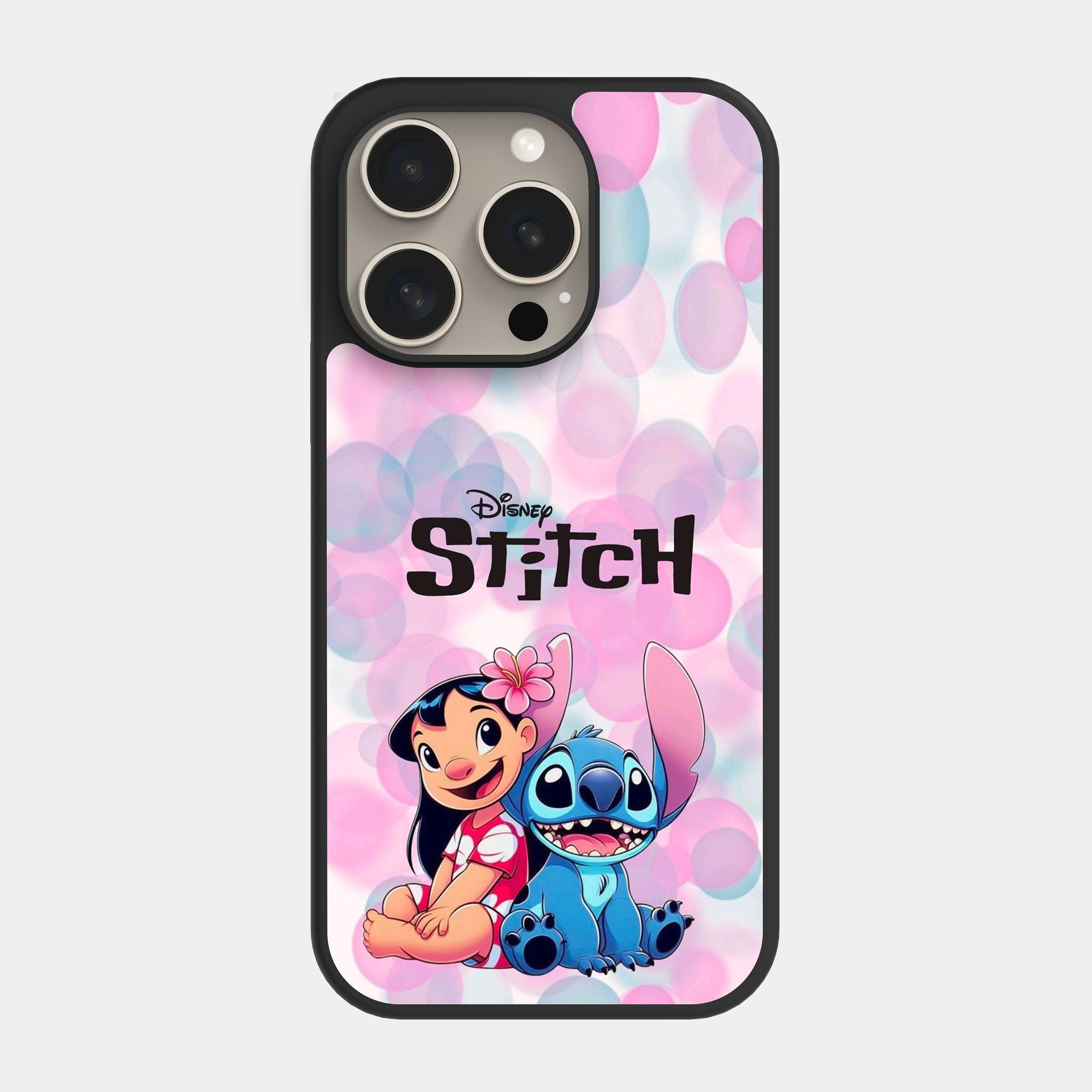 iPhone 15 Pro case cover Lilo And Stitch Cartoon
