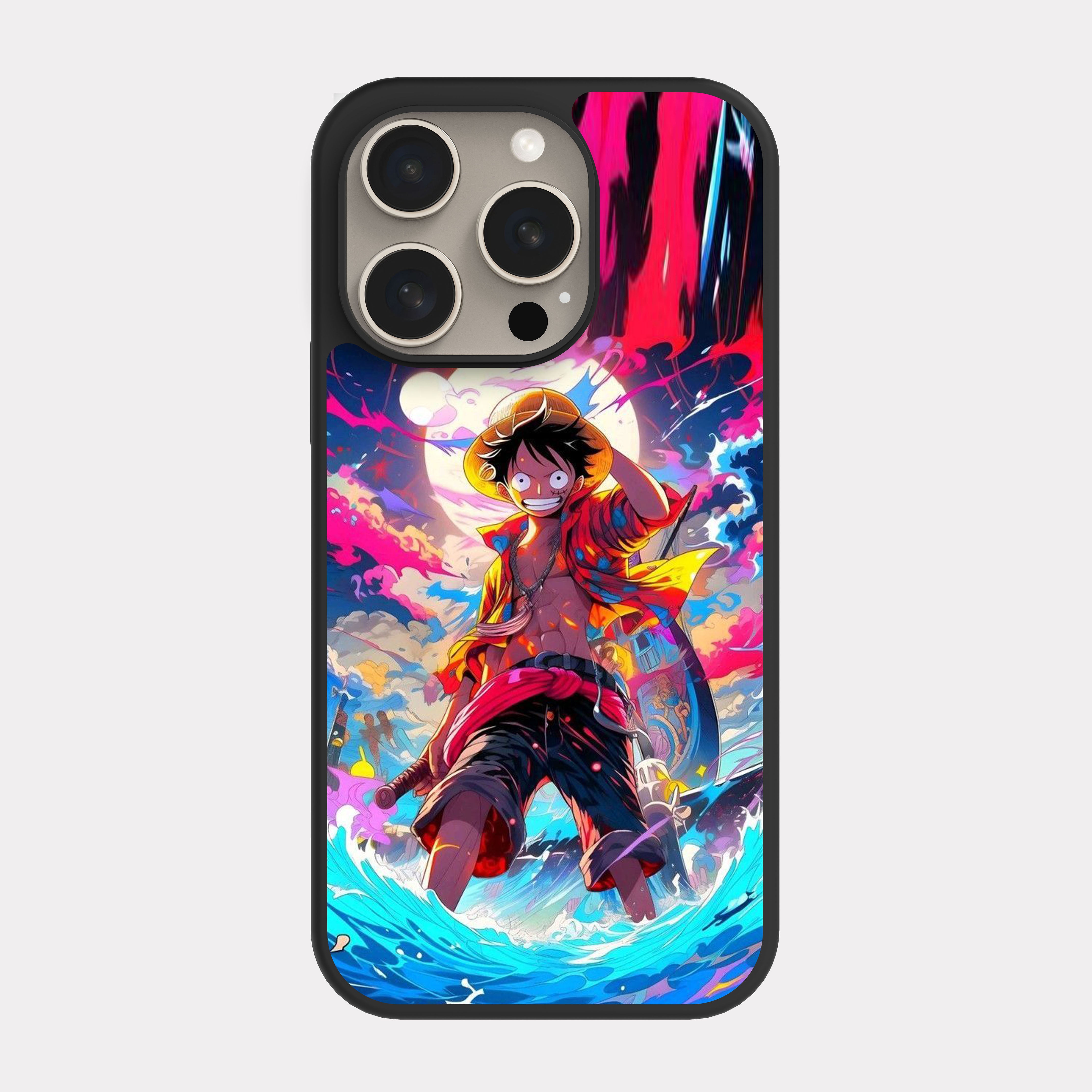 iPhone 15 Pro case cover One Piece Luffy Multicolour