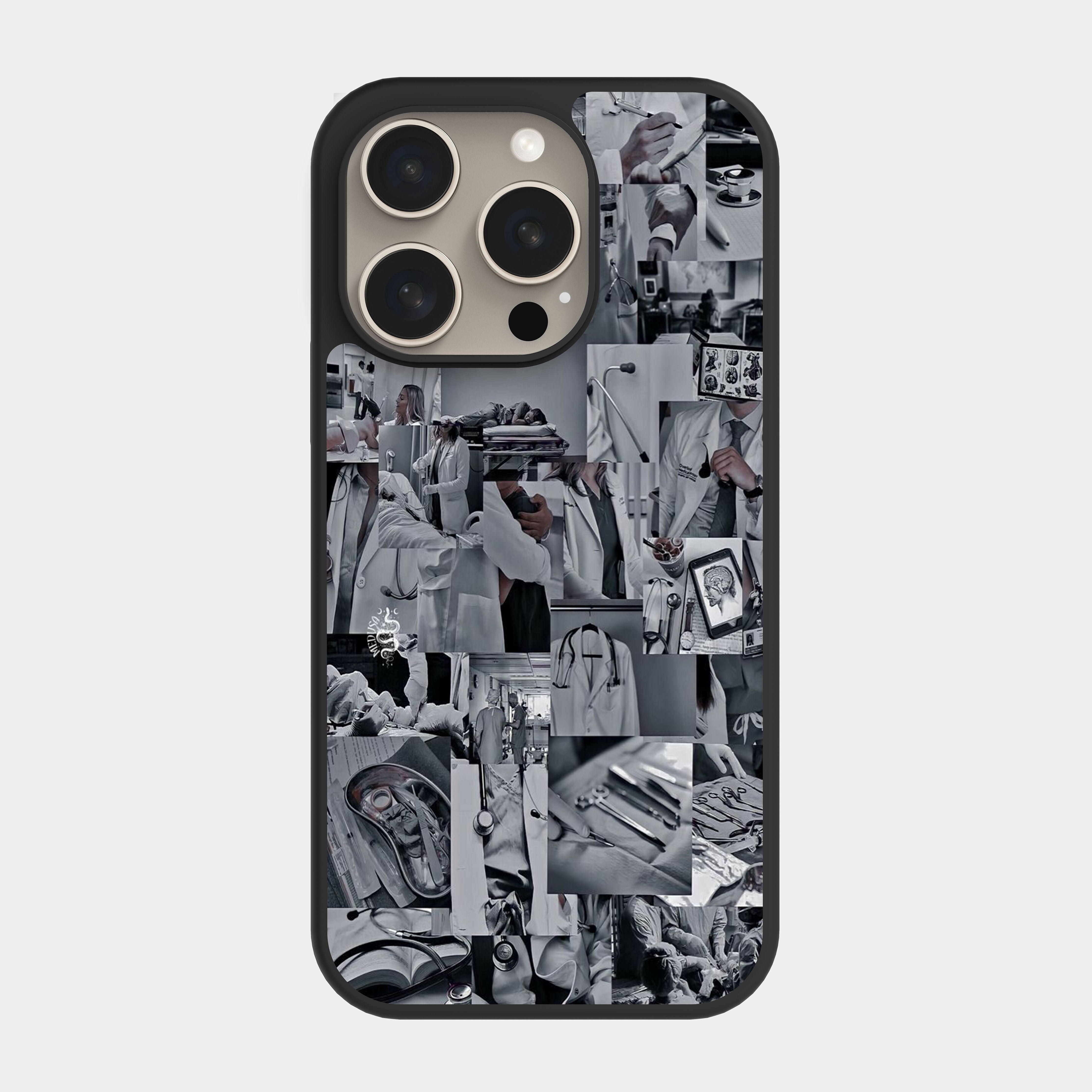 iPhone 15 Pro case cover Doctor Of Medicine White