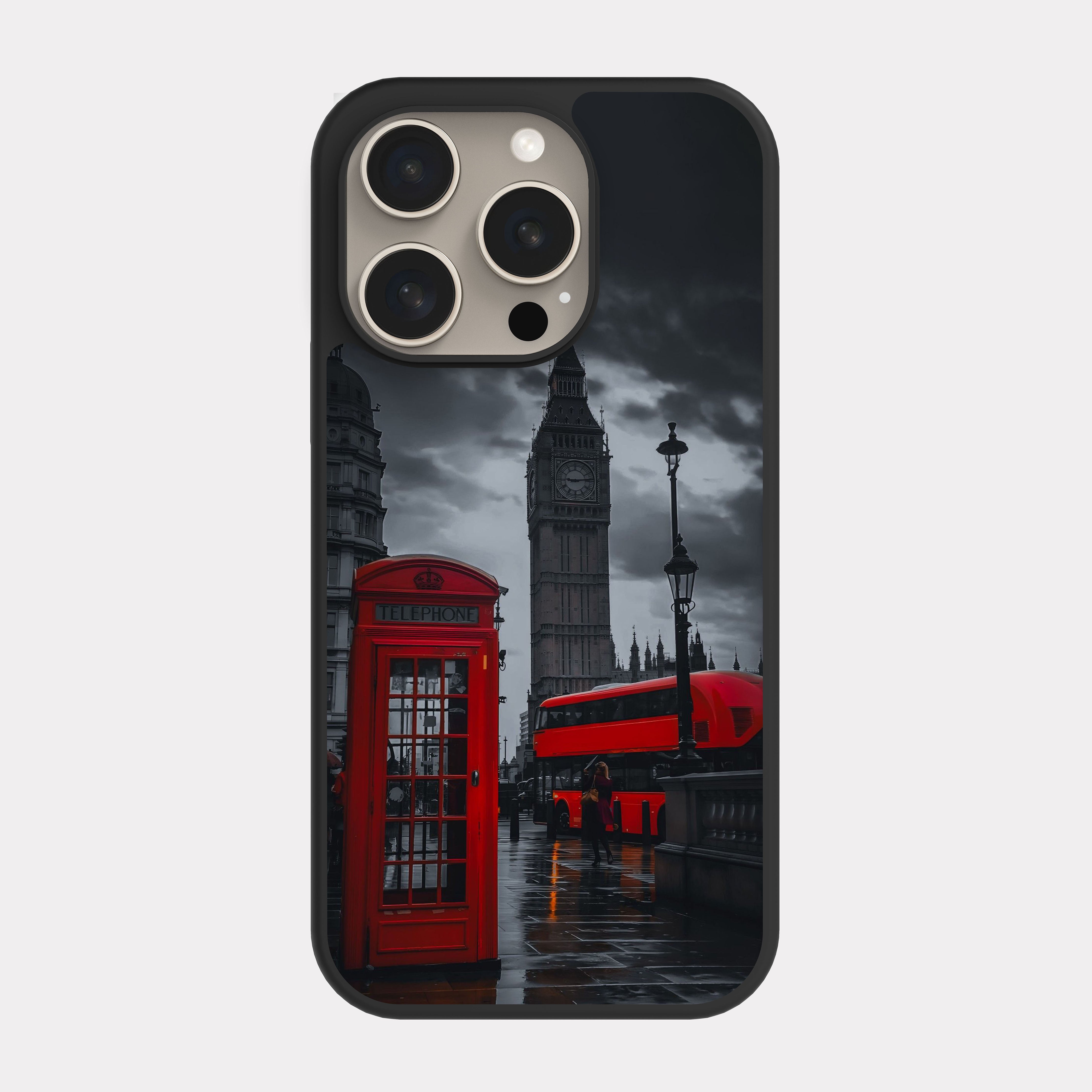 iPhone 15 Pro case cover London City Grey