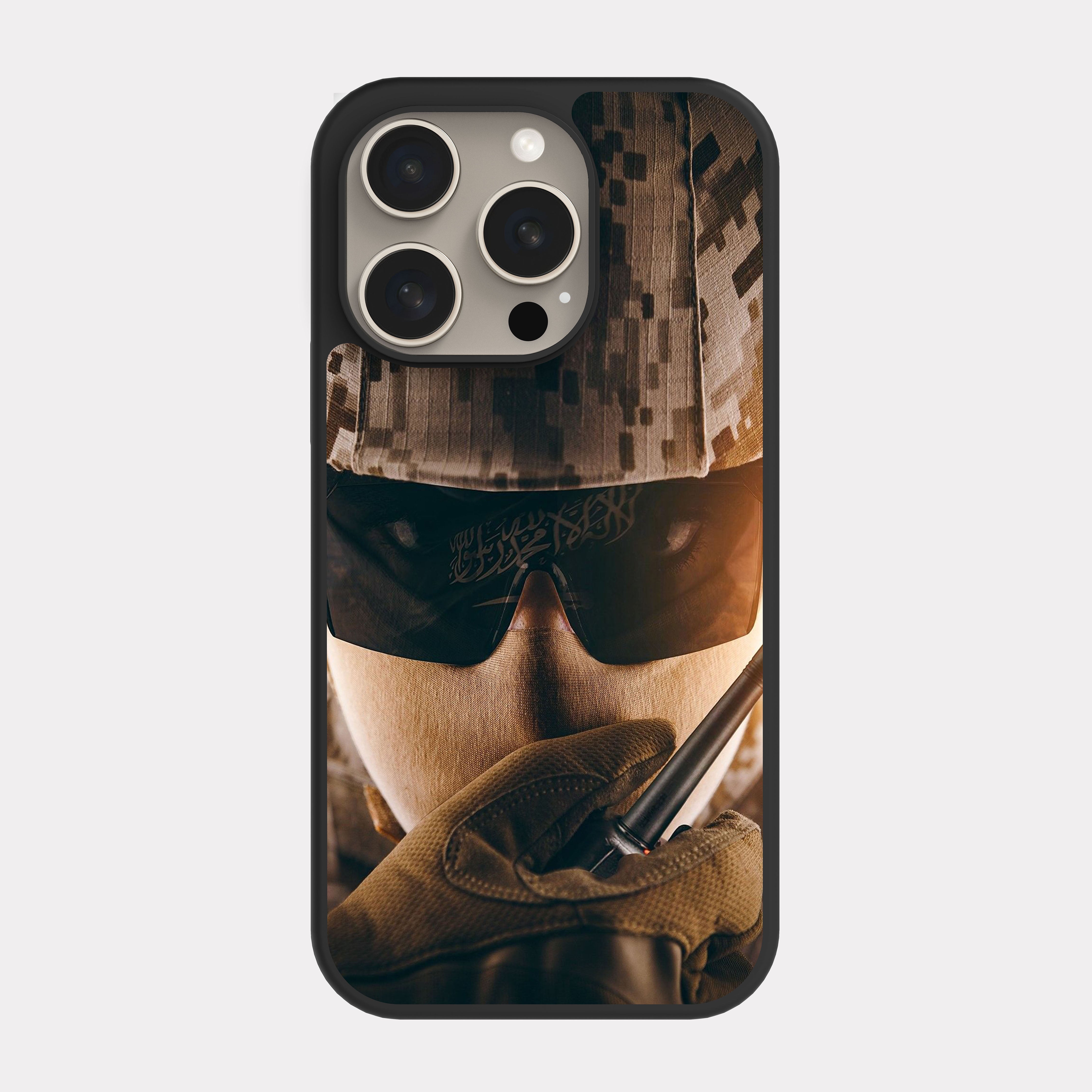 iPhone 15 Pro case cover Saudi Soldier