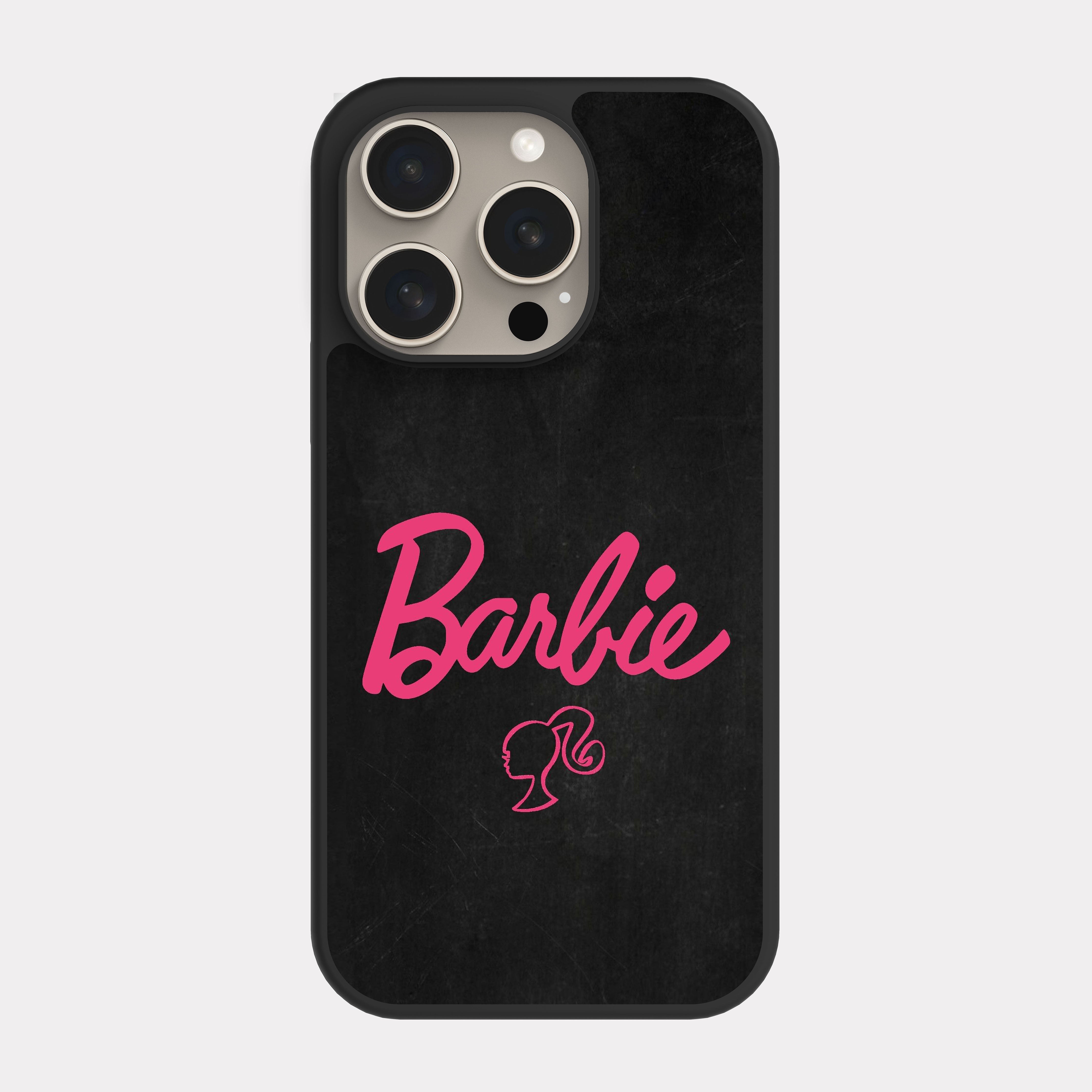 iPhone 15 Pro case cover Barbie Grey