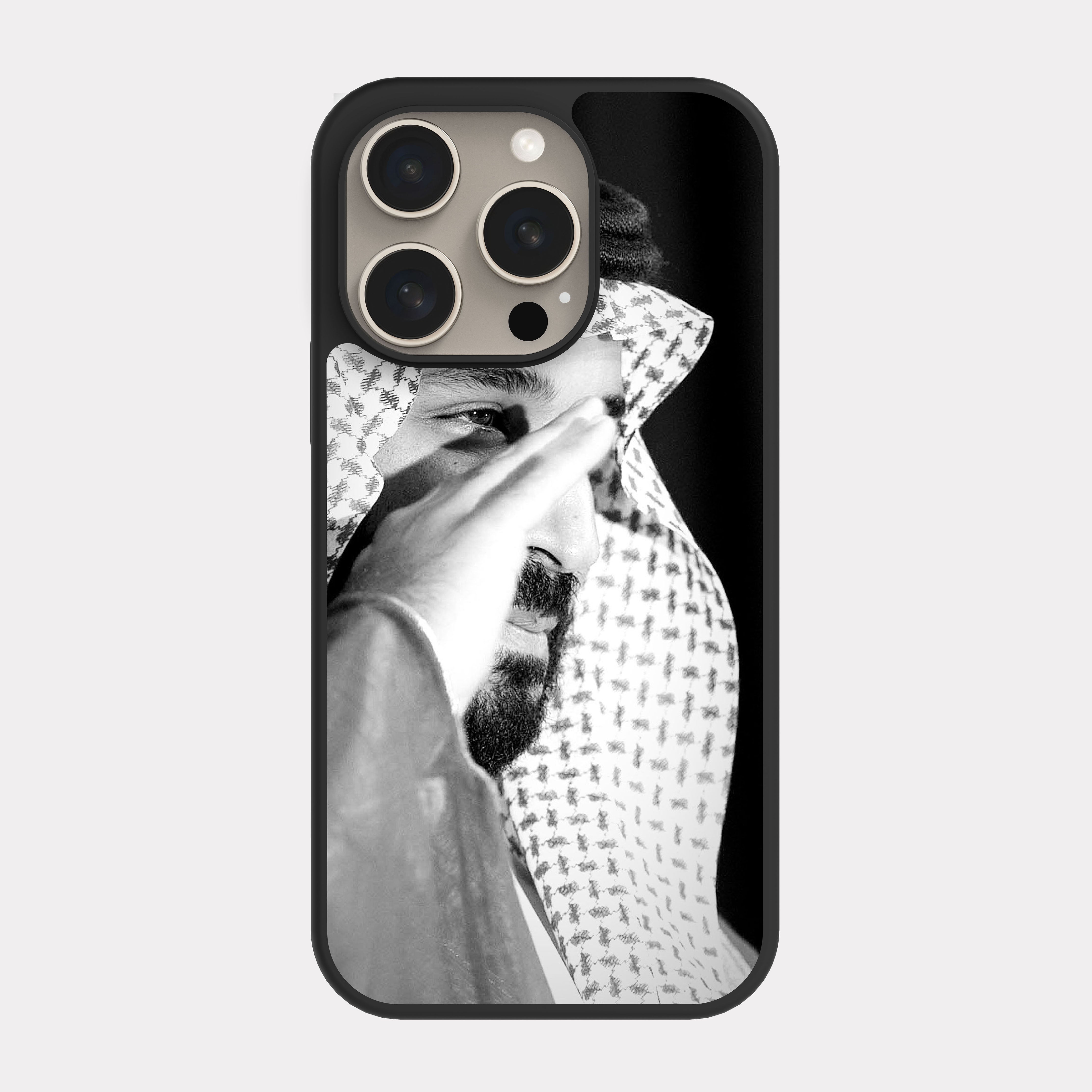 iPhone 15 Pro case cover Prince Mohammed bin Salman MBS  White Black