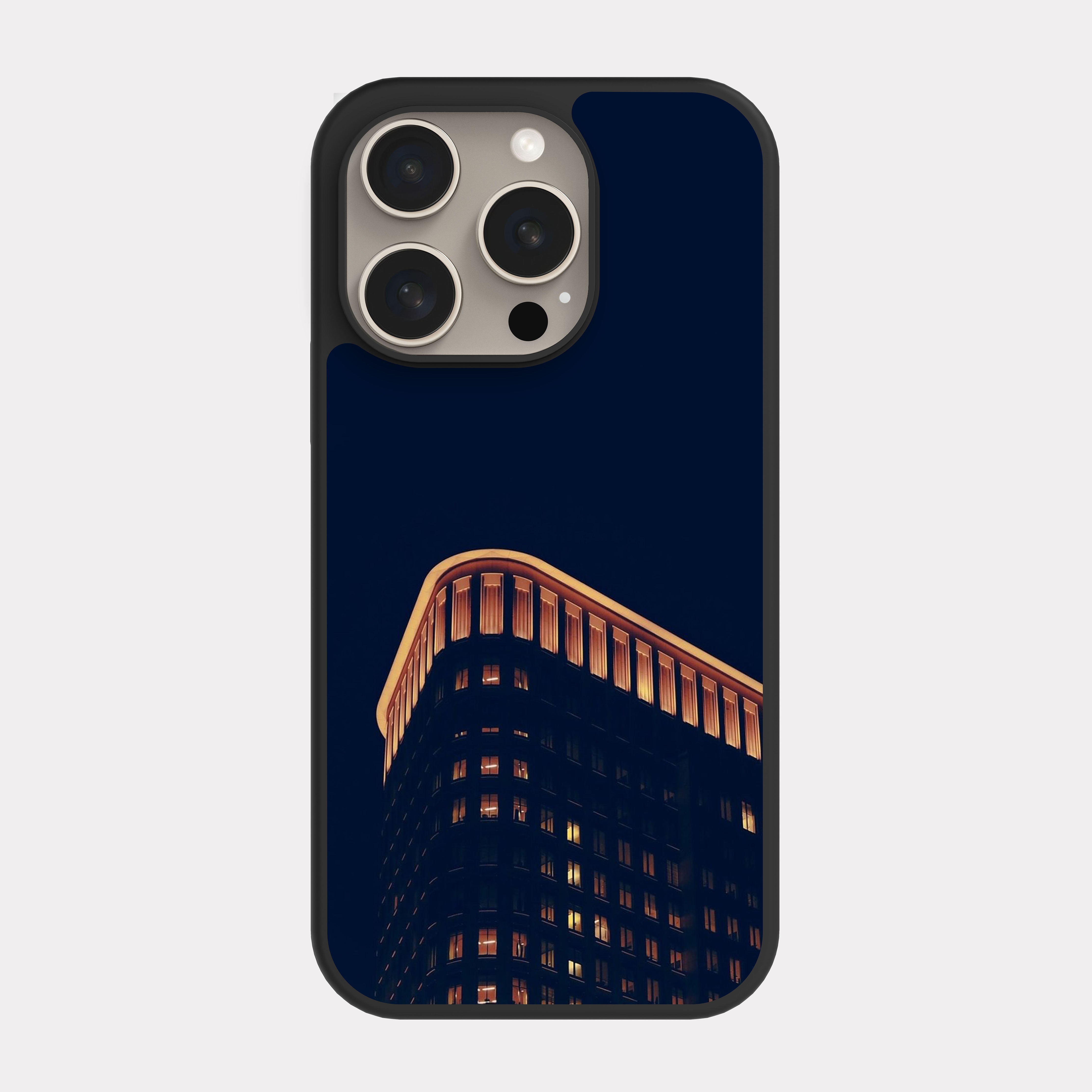 iPhone 15 Pro case cover  Architectural Design Orange