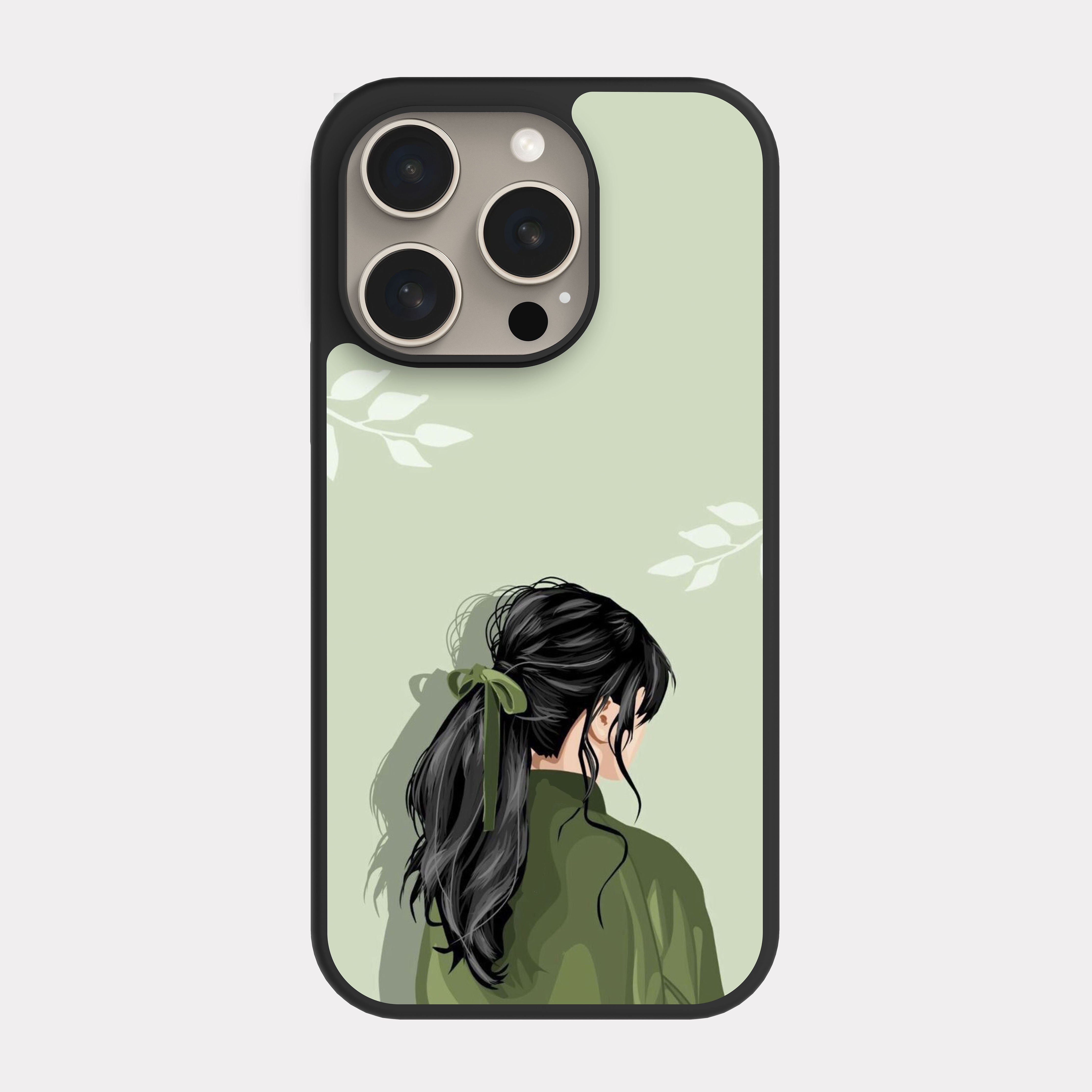 iPhone 15 Pro case cover Attractive Green