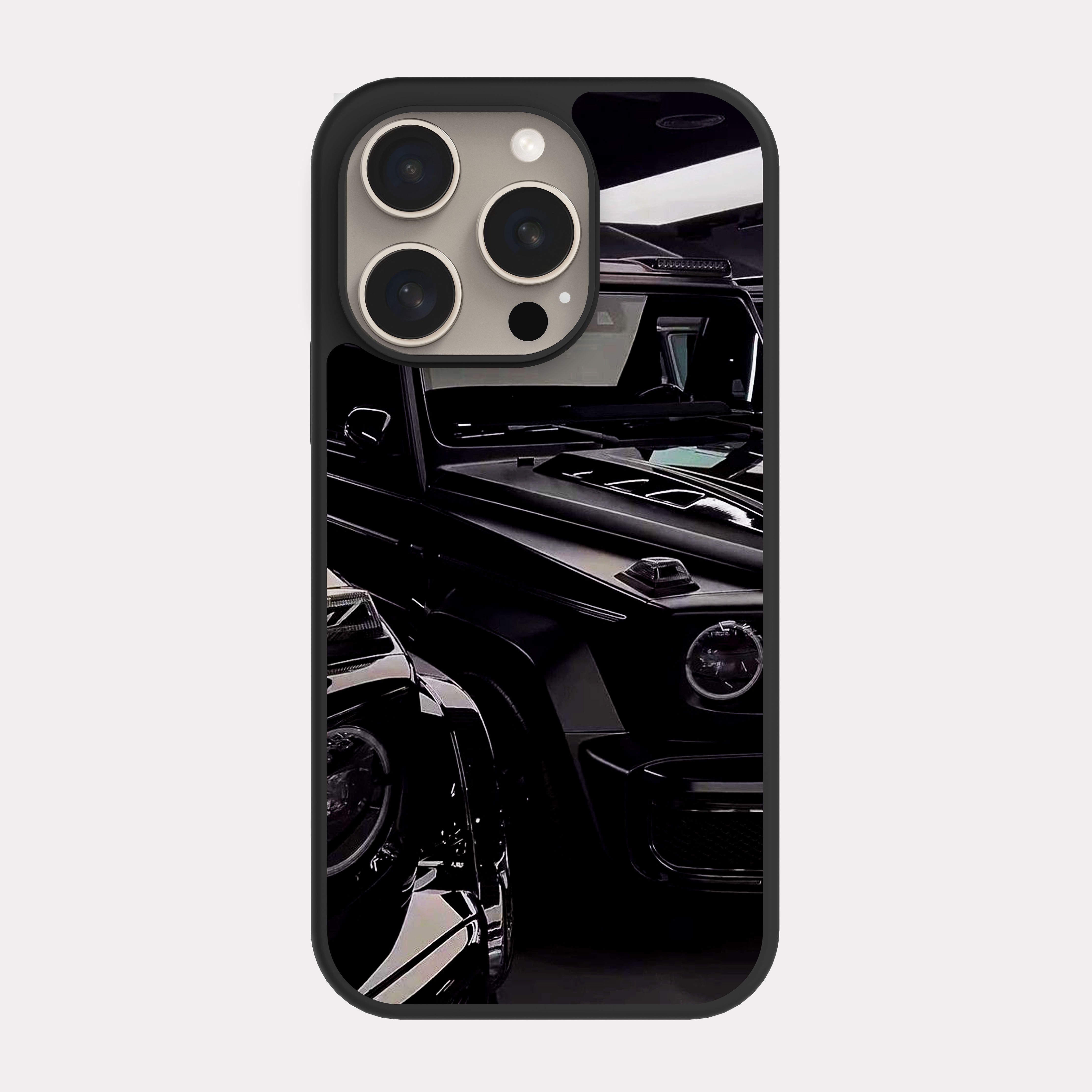 iPhone 15 Pro case cover Mercedes Benz G63 AMG Brabus Grey