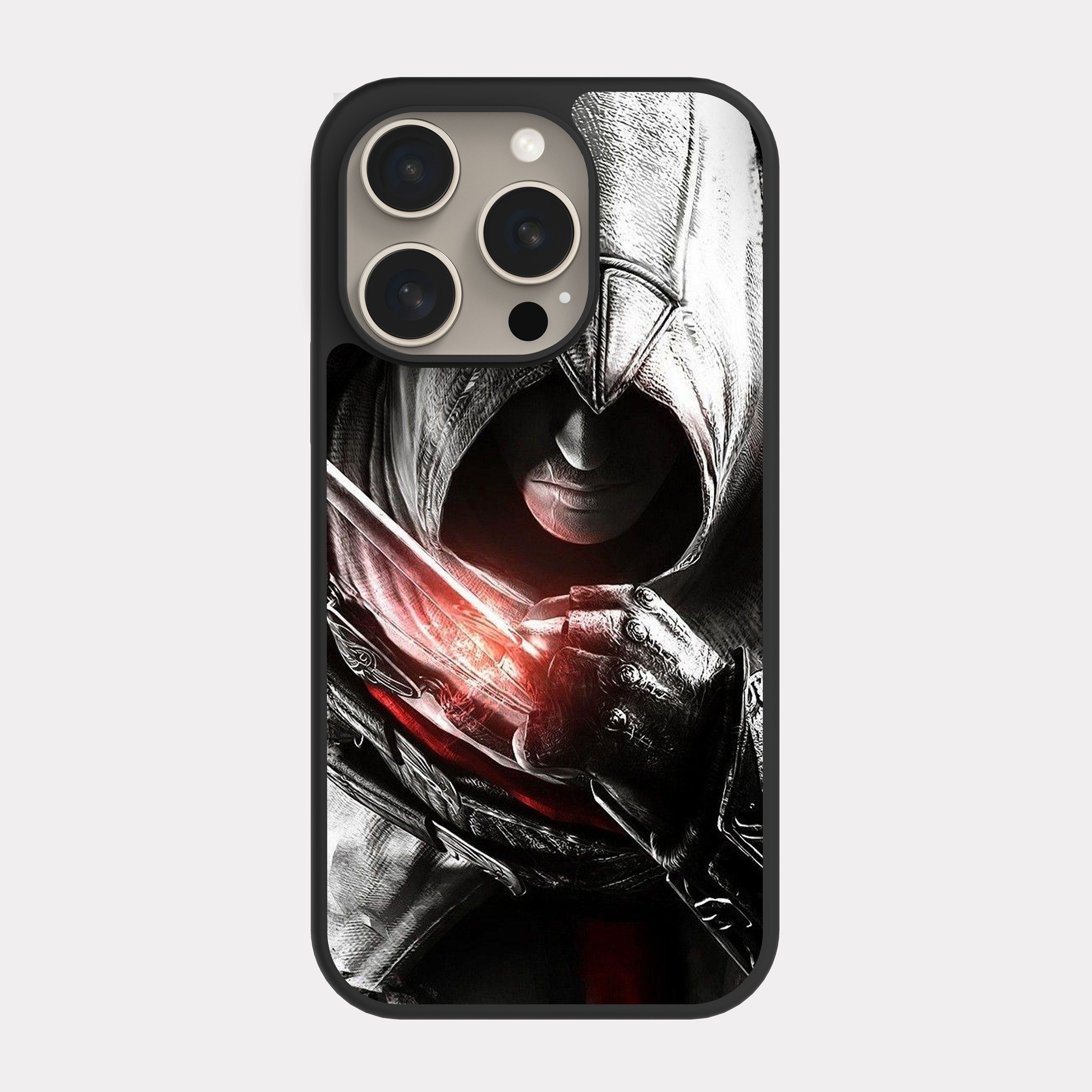 iPhone 15 Pro case cover Assassins Creed Grey